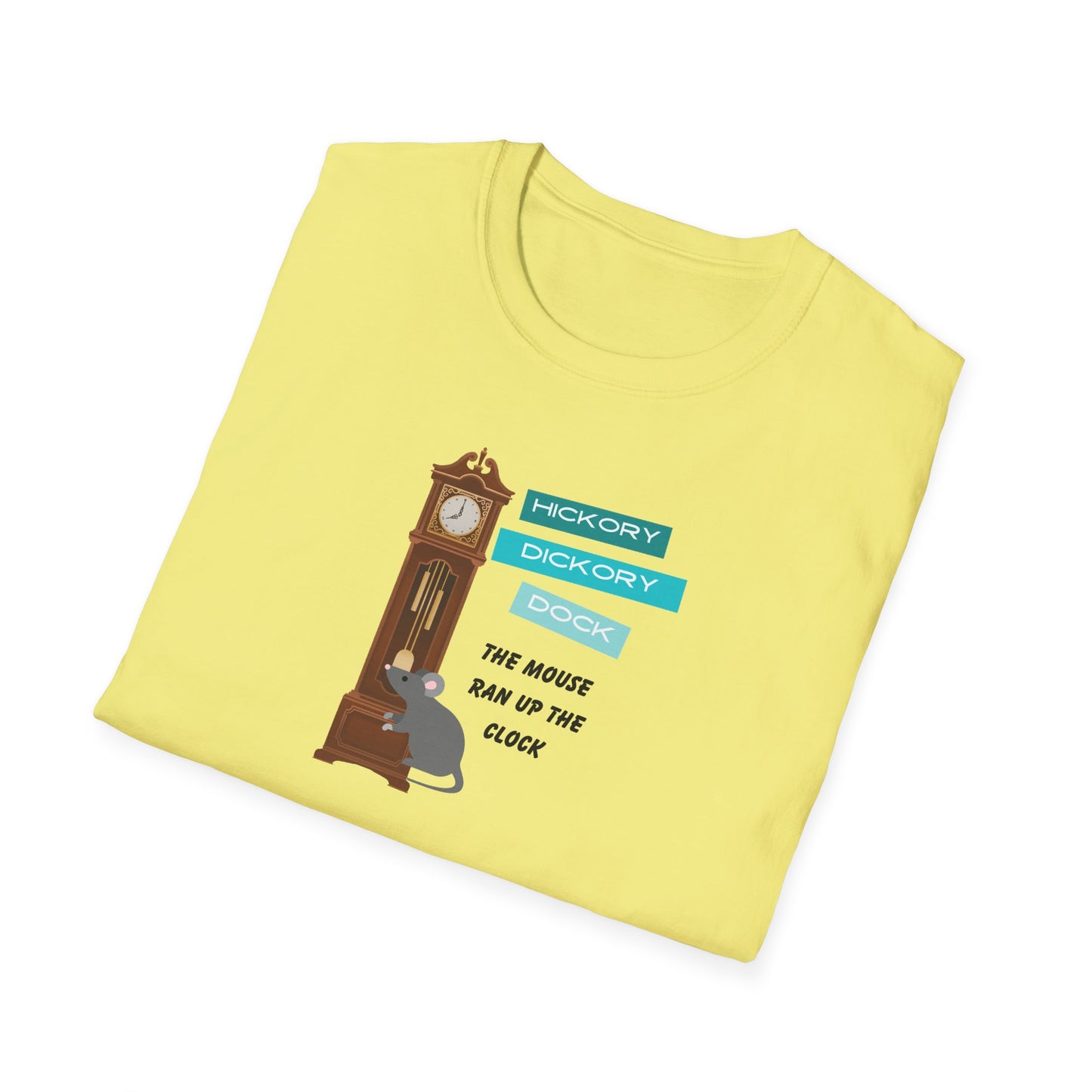 Family Matching-Nursery Rhyme Costume Set-Hickory Dickory Dock -Unisex T-Shirt for Adult