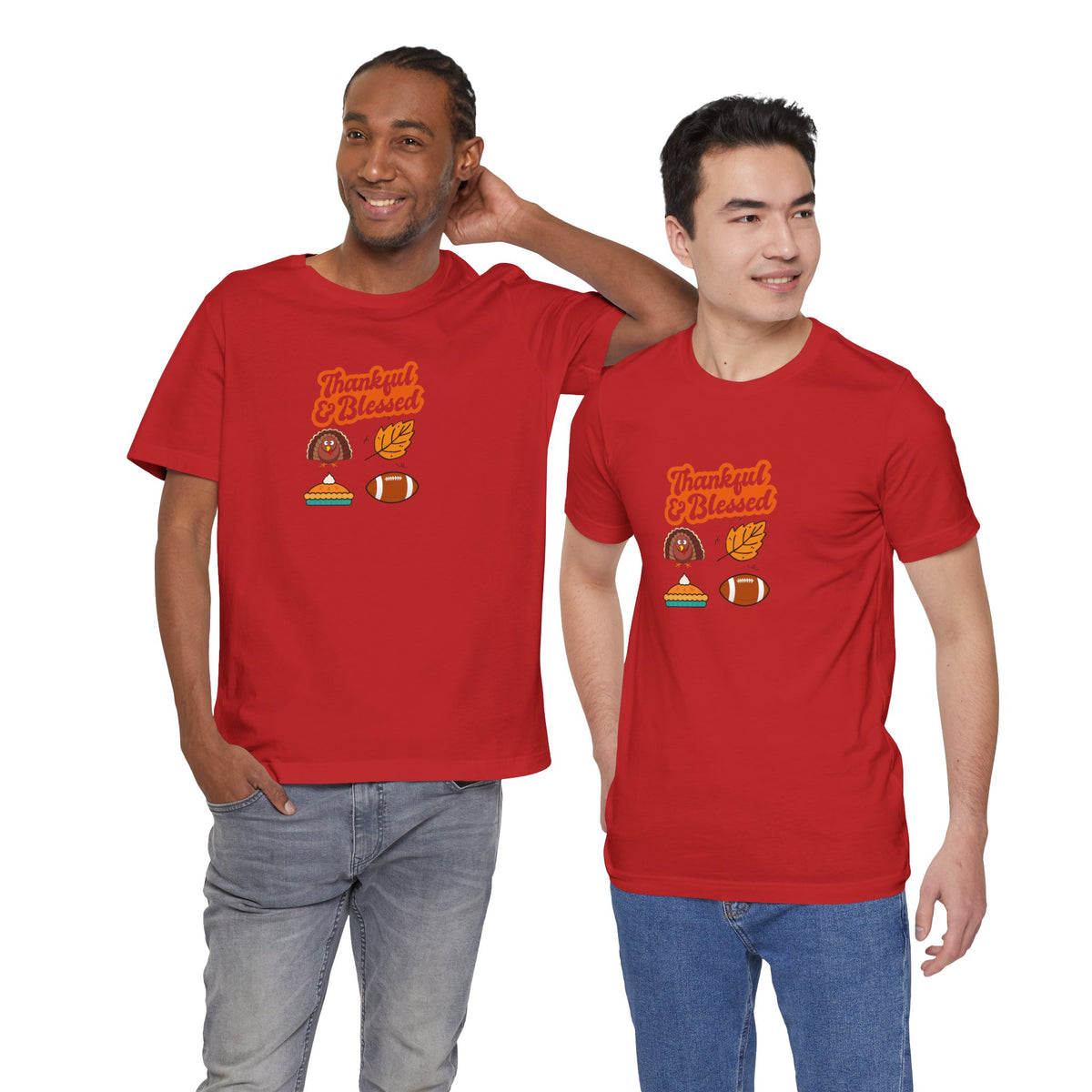 Thankful & Blessed Thanksgiving T-Shirt