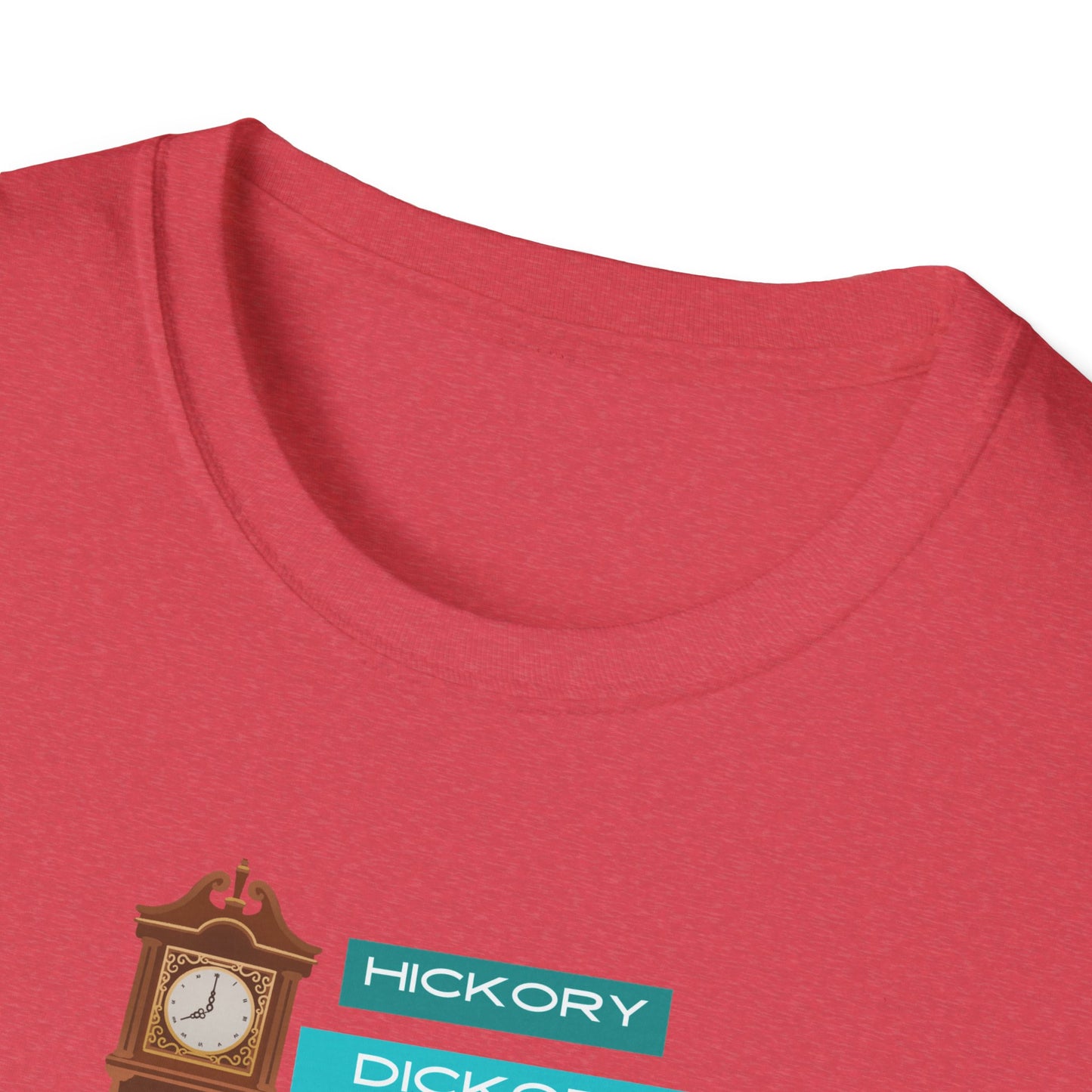 Family Matching-Nursery Rhyme Costume Set-Hickory Dickory Dock -Unisex T-Shirt for Adult