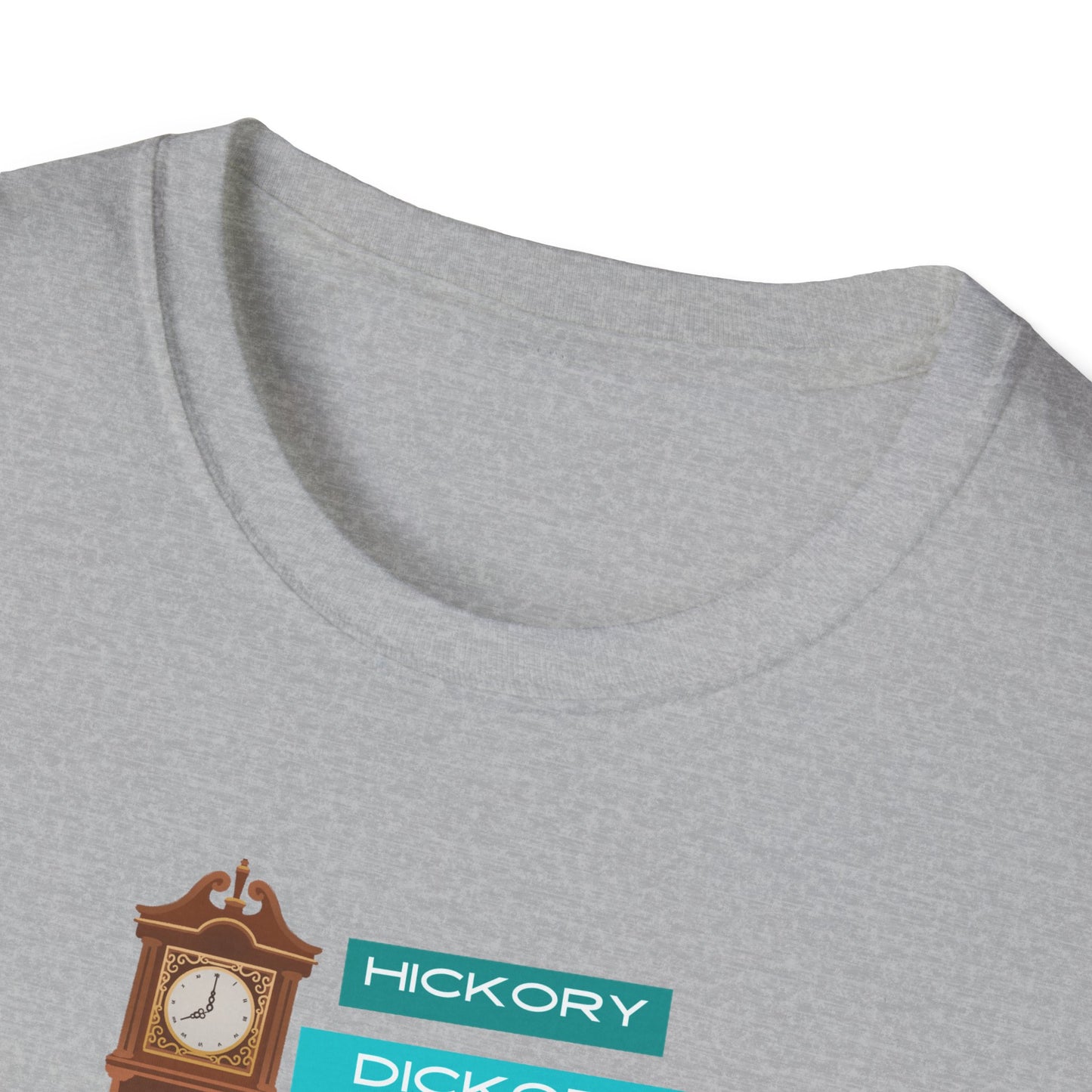 Family Matching-Nursery Rhyme Costume Set-Hickory Dickory Dock -Unisex T-Shirt for Adult