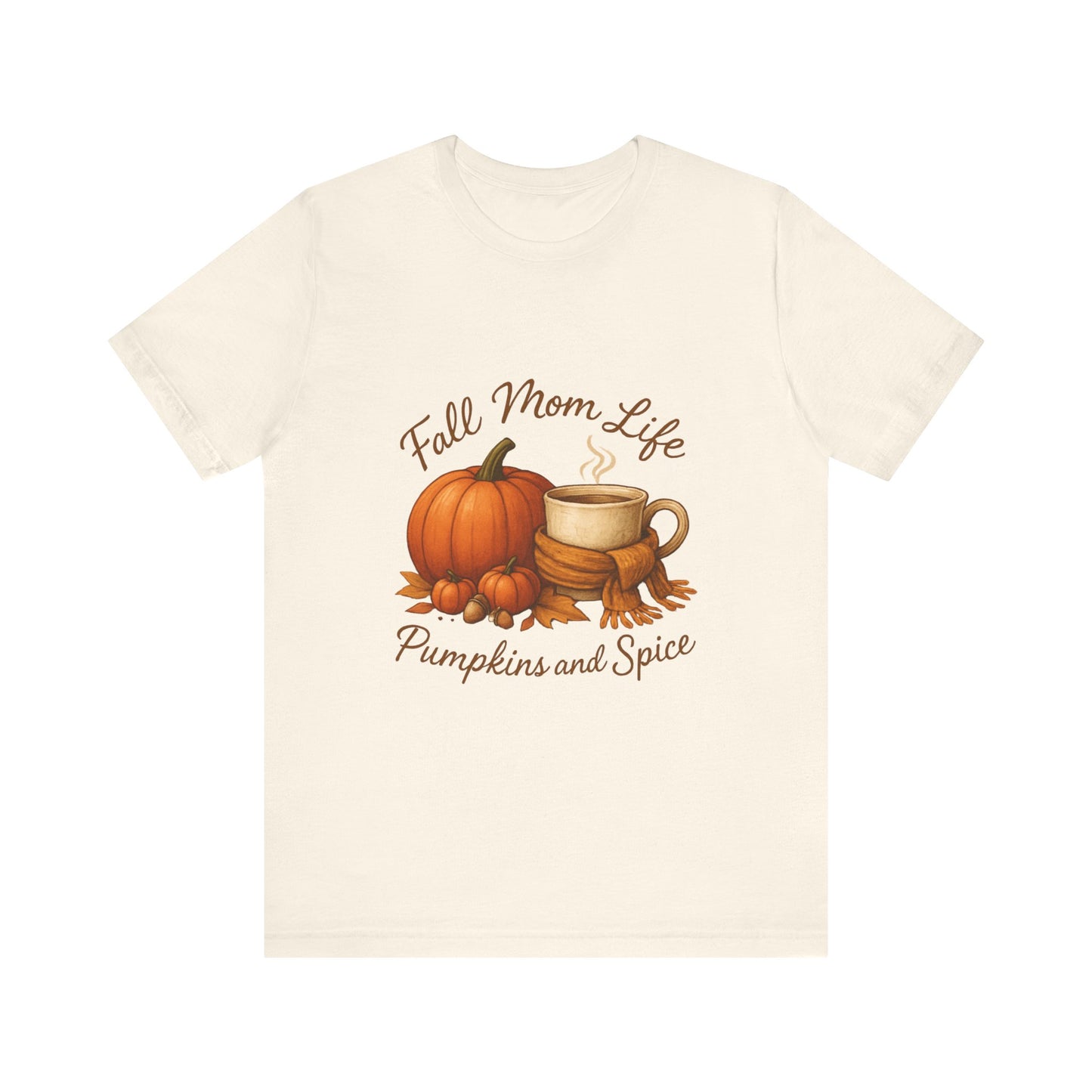 Fall Mom Life Curvy Womens Tee