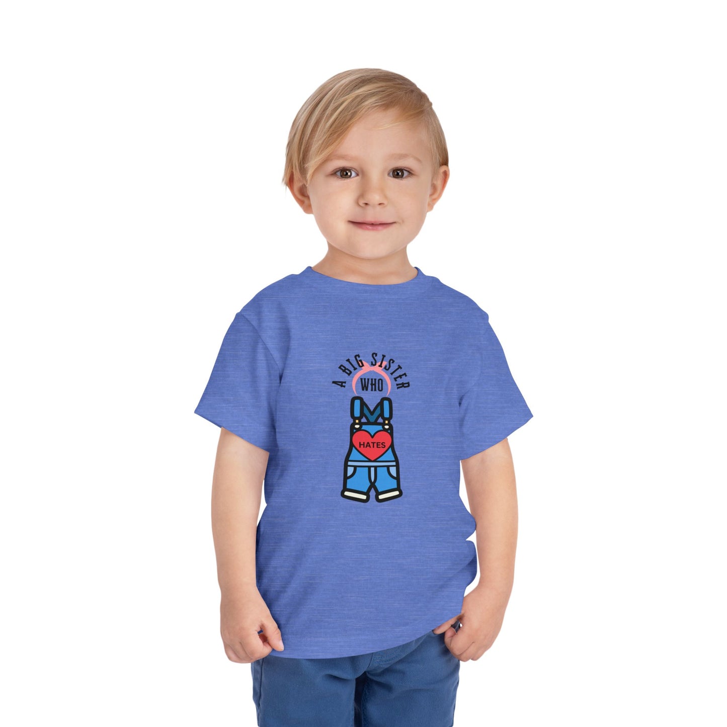 Big Sister who Hates Ms Rachel- Toddler T-Shirt (Ages 2-5)