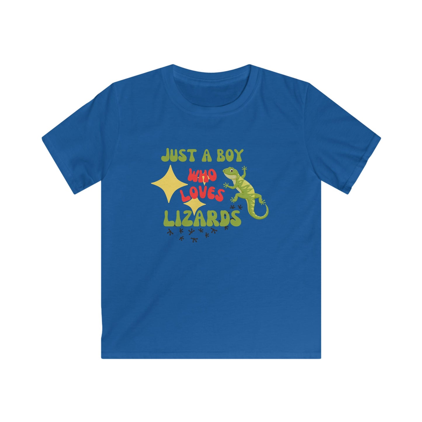 Just A boy Who Loves Lizards Kids T-Shirt