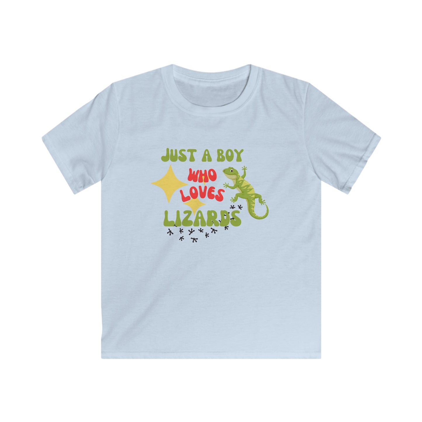 Just A boy Who Loves Lizards Kids T-Shirt