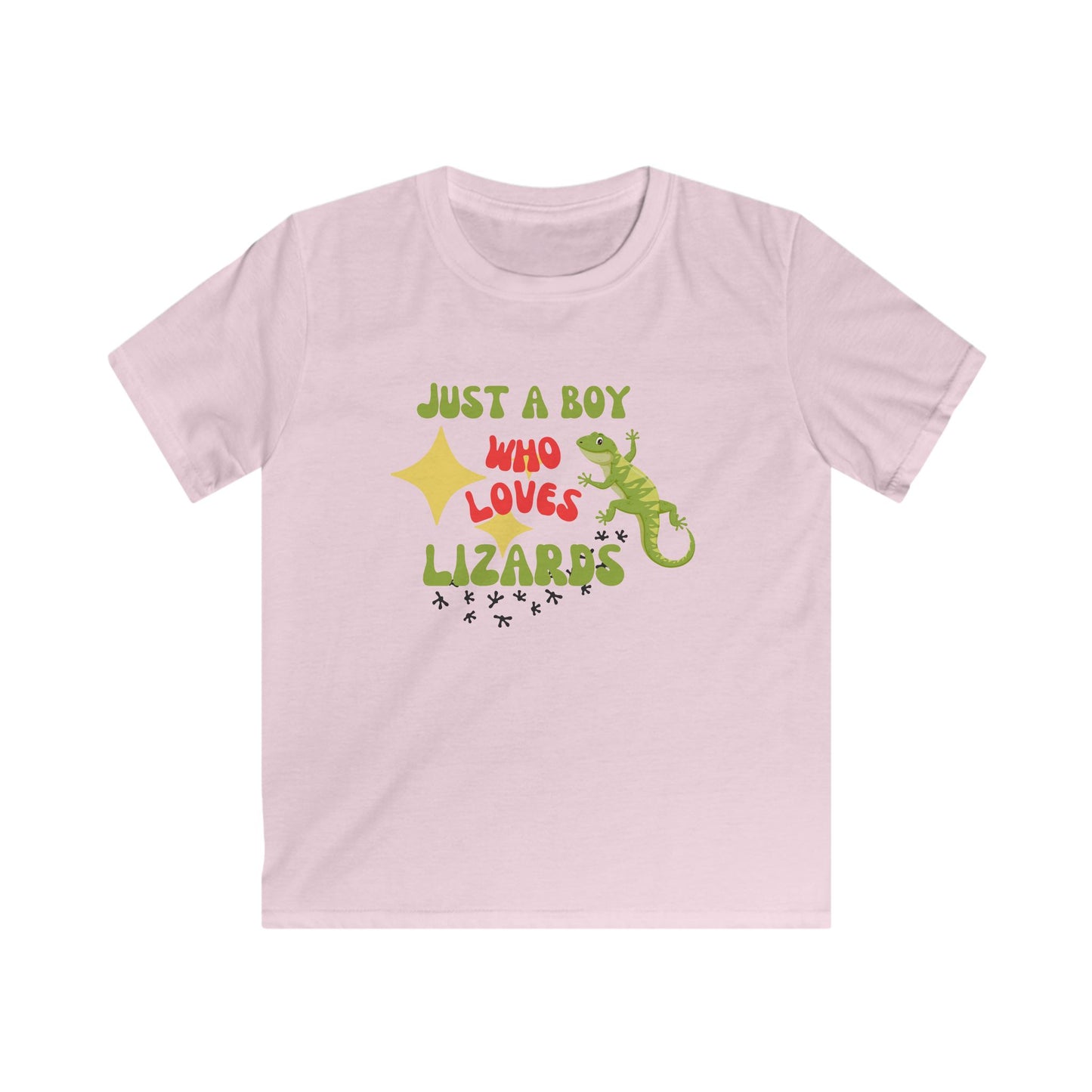 Just A boy Who Loves Lizards Kids T-Shirt