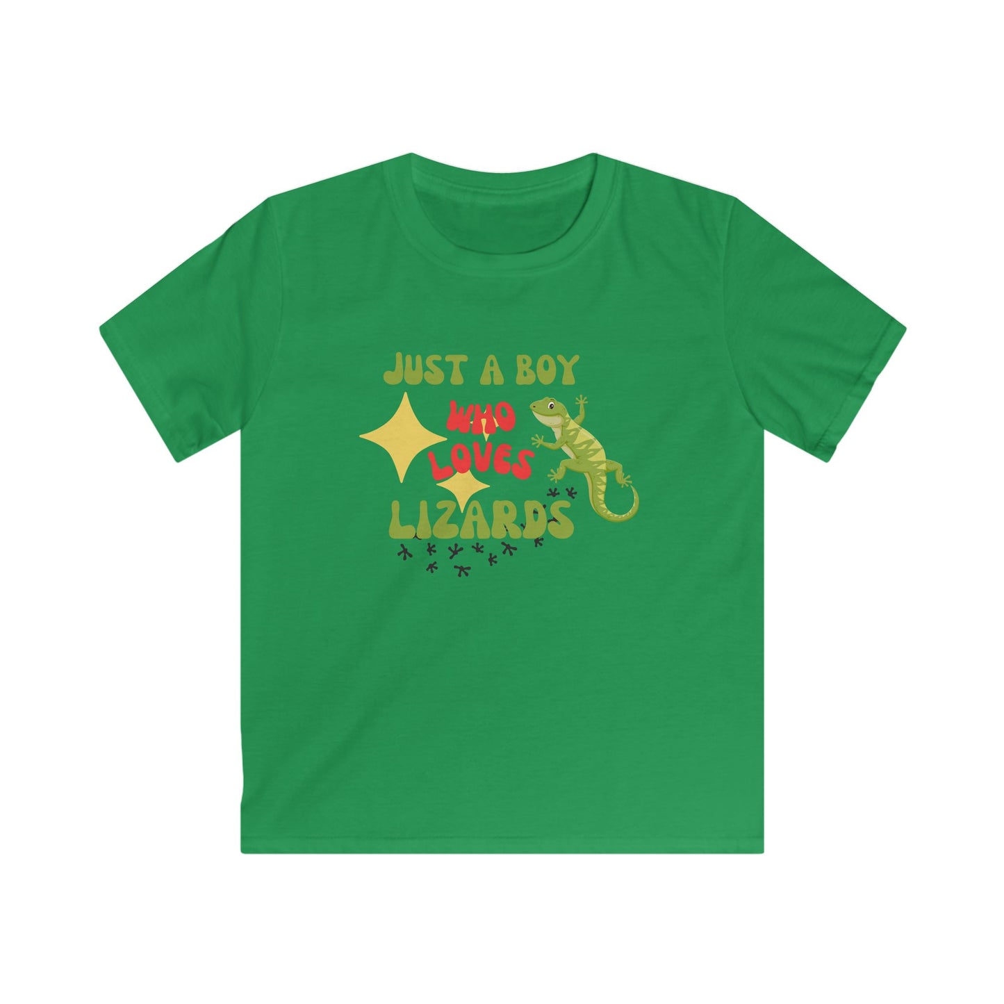 Just A boy Who Loves Lizards Kids T-Shirt