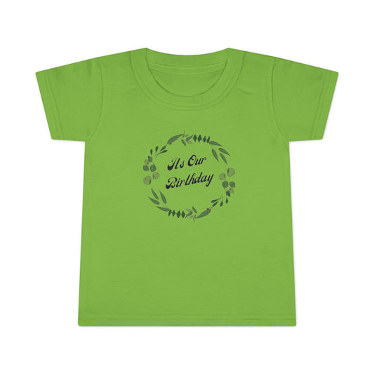 "It's Our Birthday" Unisex Birthday T-Shirt - Ages 2-6 years)