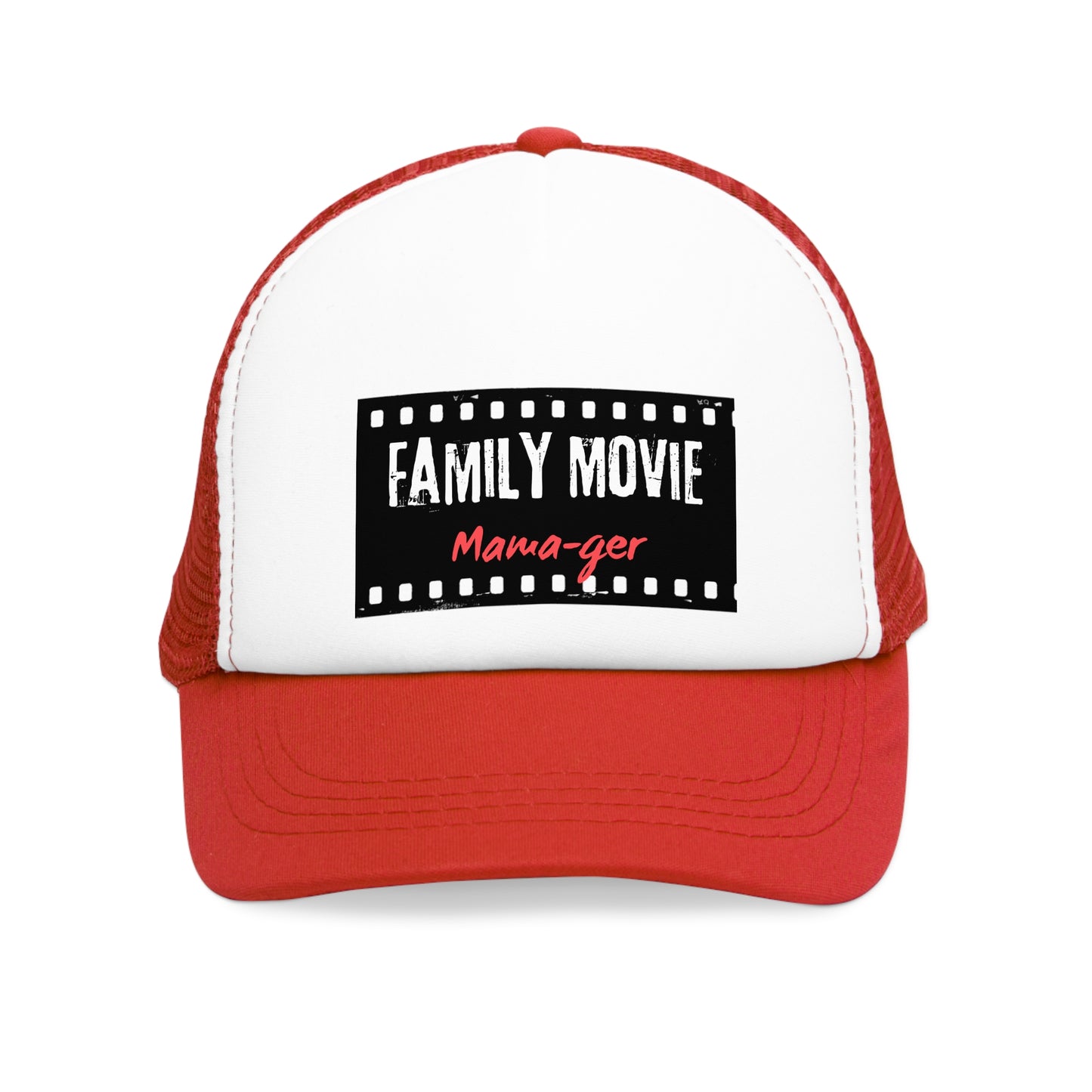"Family Movie Mama-ger" Mesh Cap - Perfect Gift for Movie Lovers & Family Movie Nights