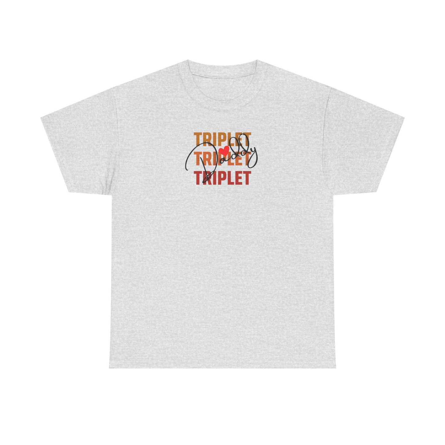 Triplet Daddy- Heavy Cotton Tee