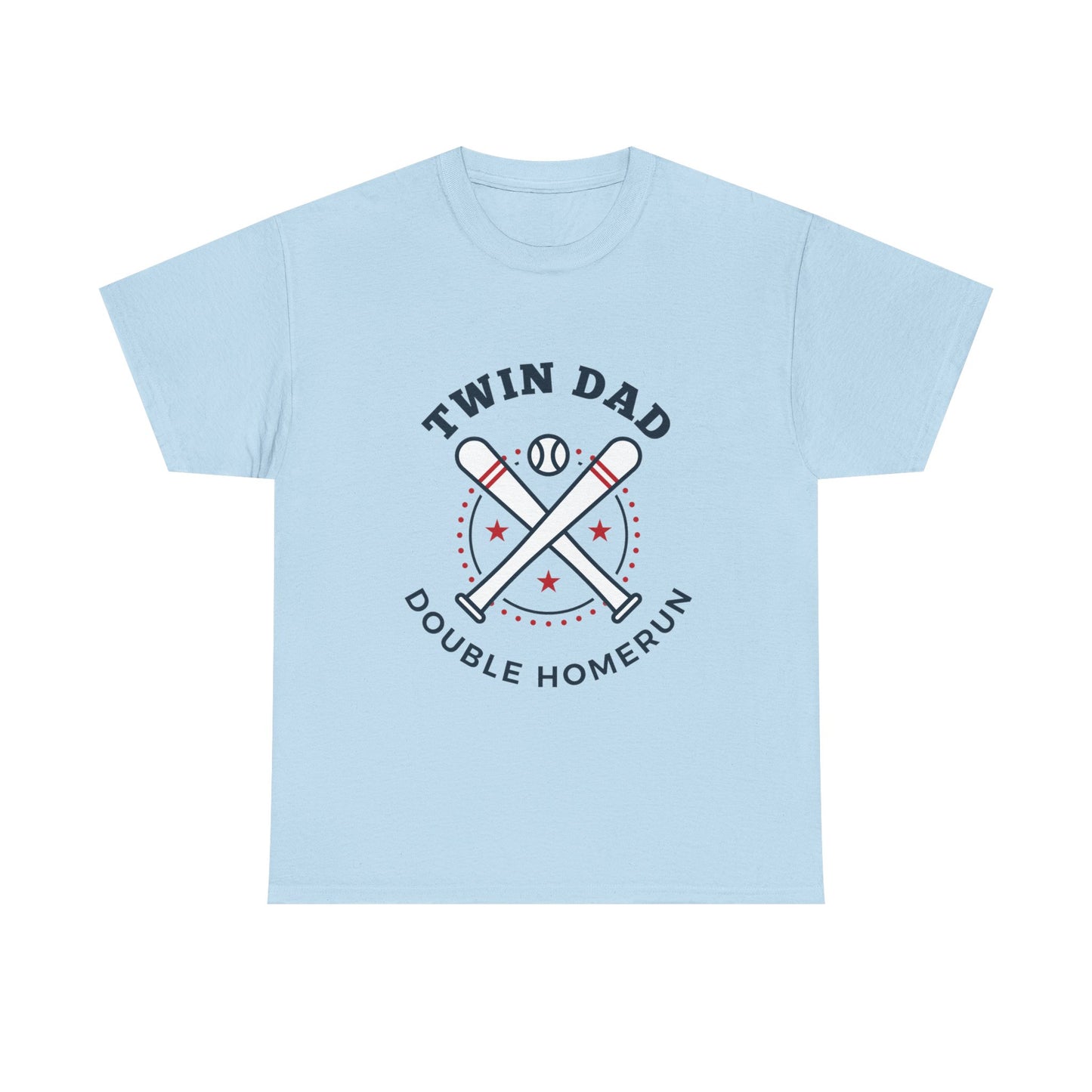 Baseball Themed Twin Dad Shirt - Perfect Gift for Sports Dads