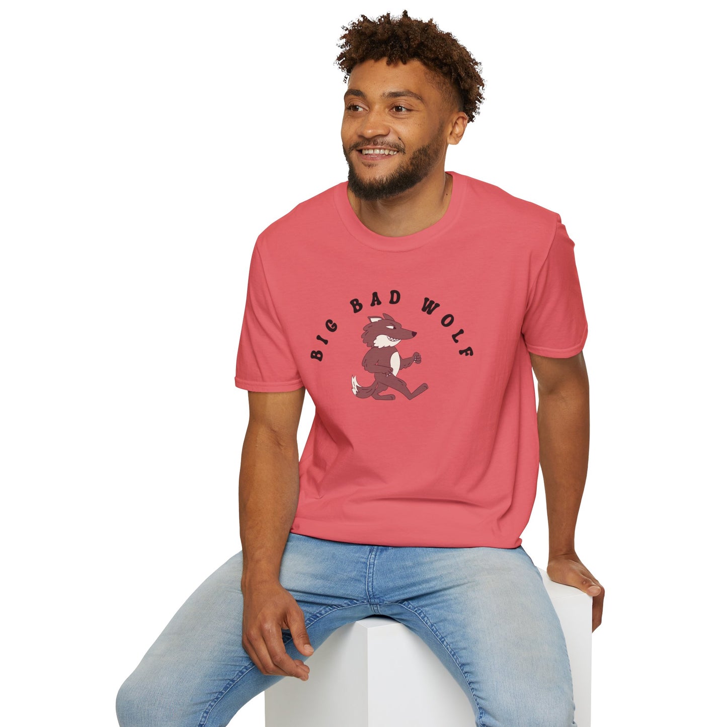 Family Matching- Three Little Pigs- Adult Big Bad Wolf T-Shirt - Sizes XS-4XL