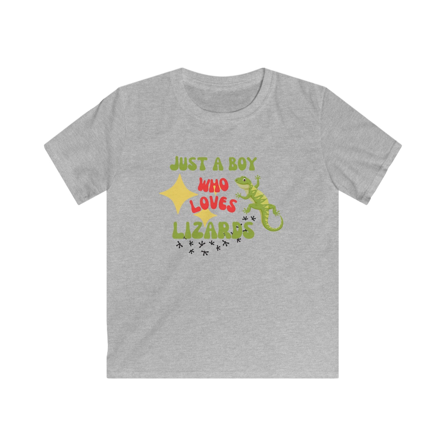 Just A boy Who Loves Lizards Kids T-Shirt