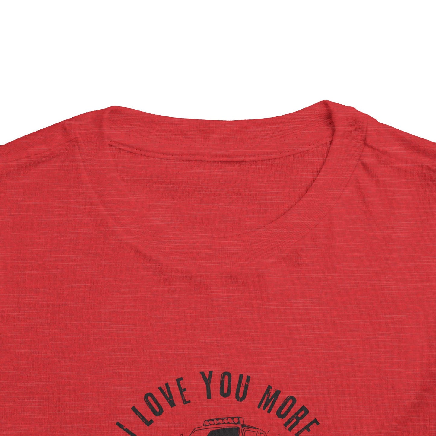 Kids 2-5 Years Tee — "I Love You More Than Monster Trucks" Graphic