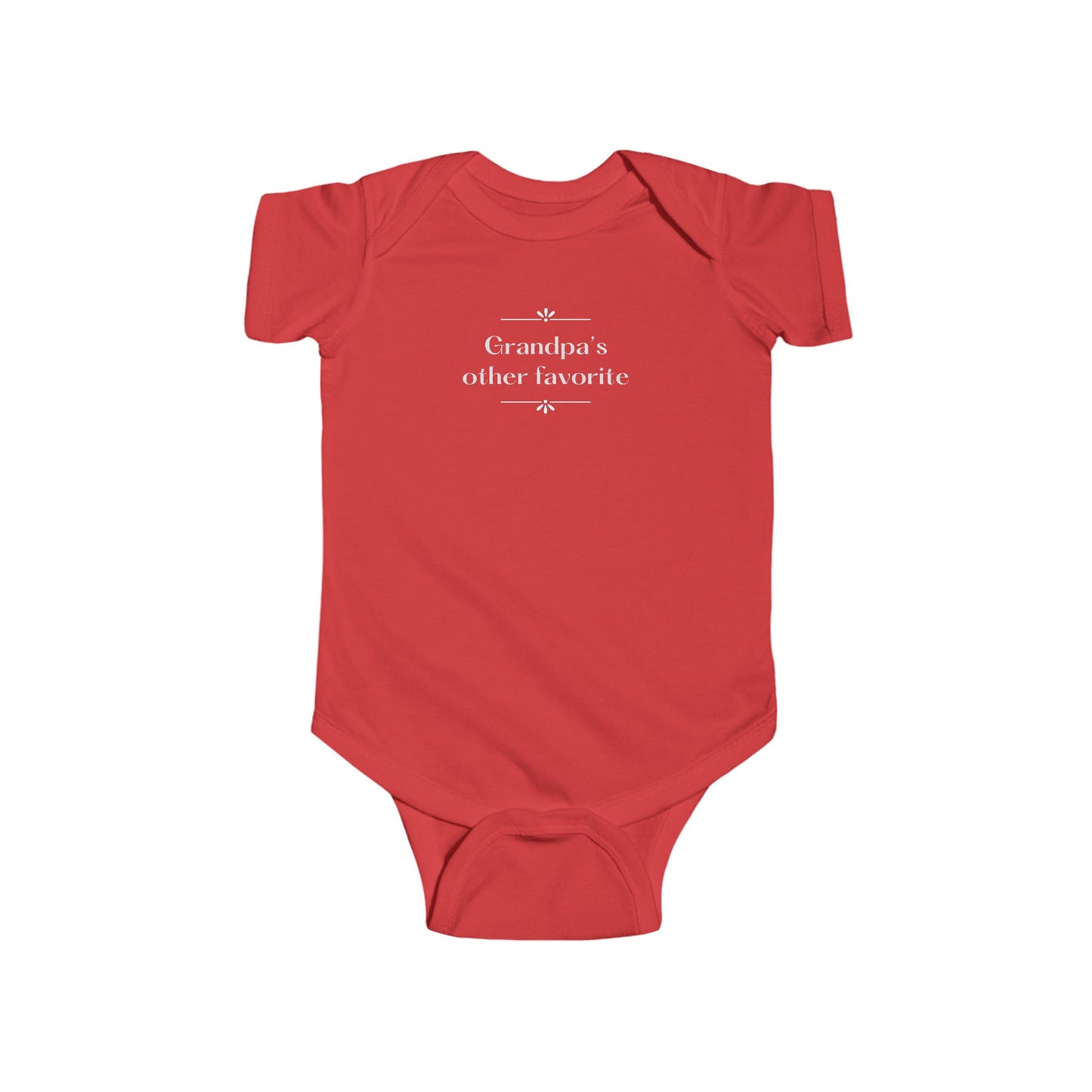 "Grandpa's Other Favorite" Baby Bodysuit, Cute Baby Apparel for Newborns to 2 Years