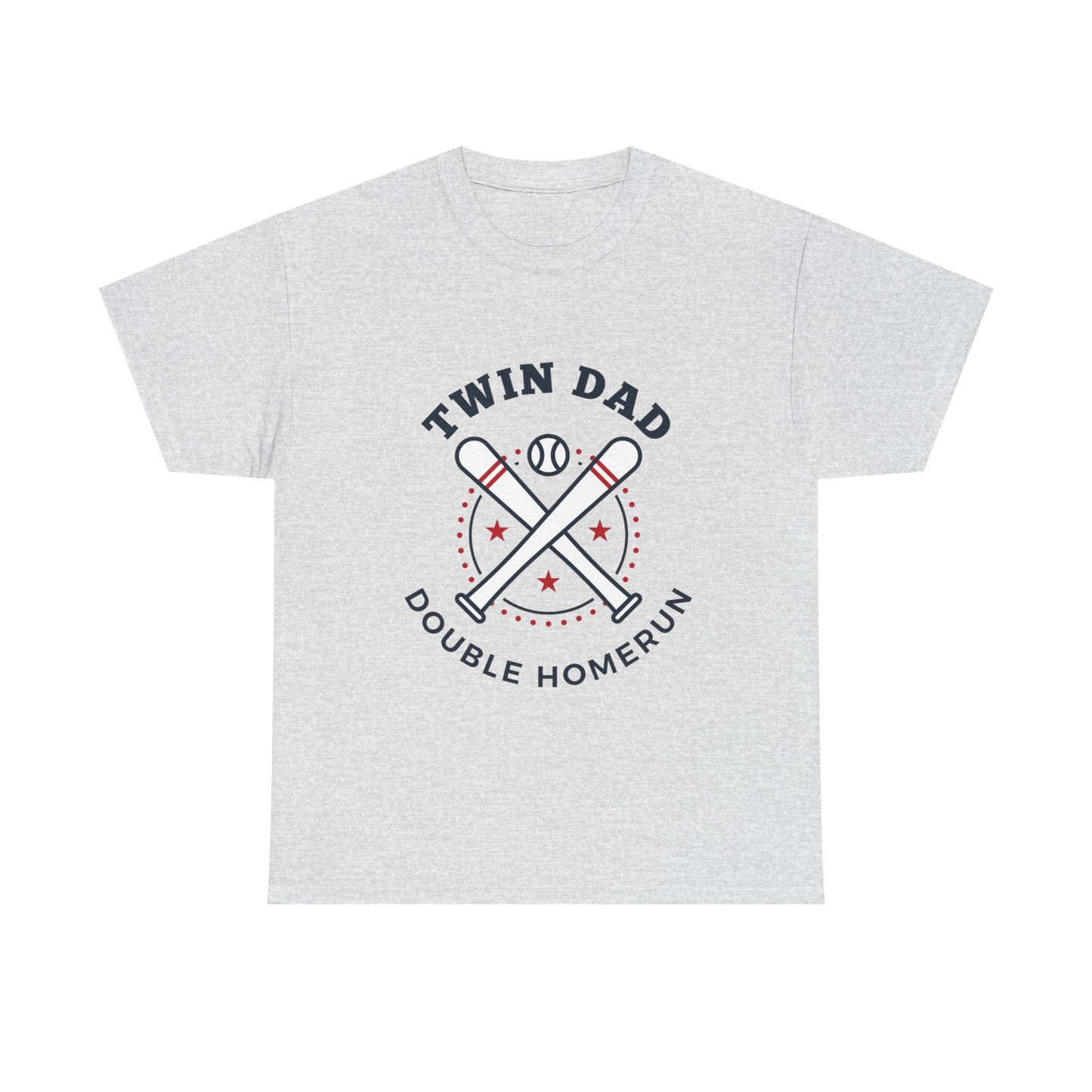 Baseball Themed Twin Dad Shirt - Perfect Gift for Sports Dads
