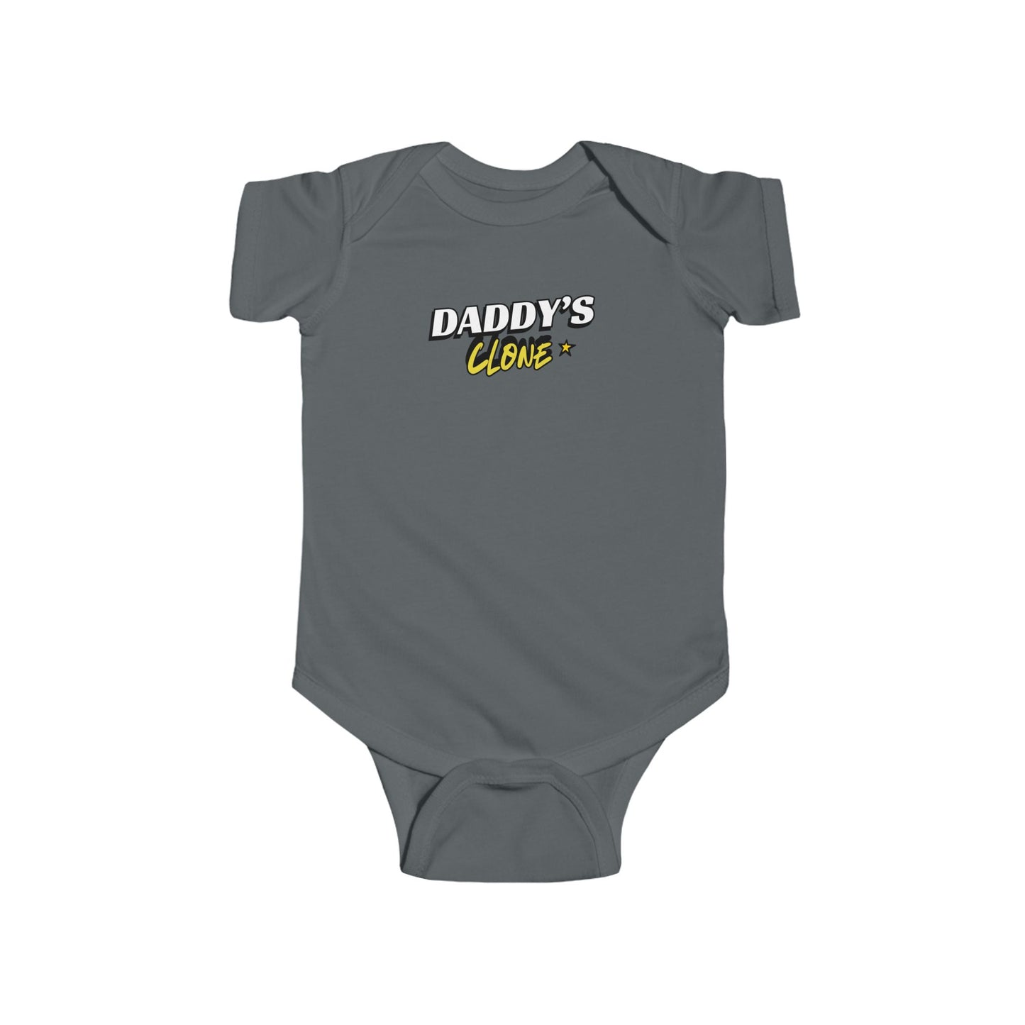 "Daddy's Clone"- Newborn to 2 years old Bodysuit - Cute Baby Gift for New Parents