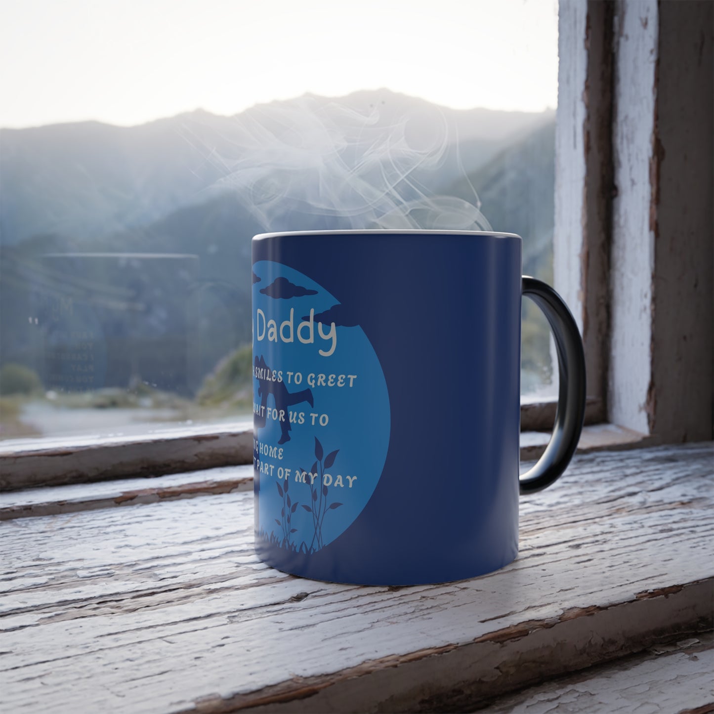 "My Daddy Poem" Color Morphing Mug for Dads - Perfect Gift for Fathers Day and Birthdays