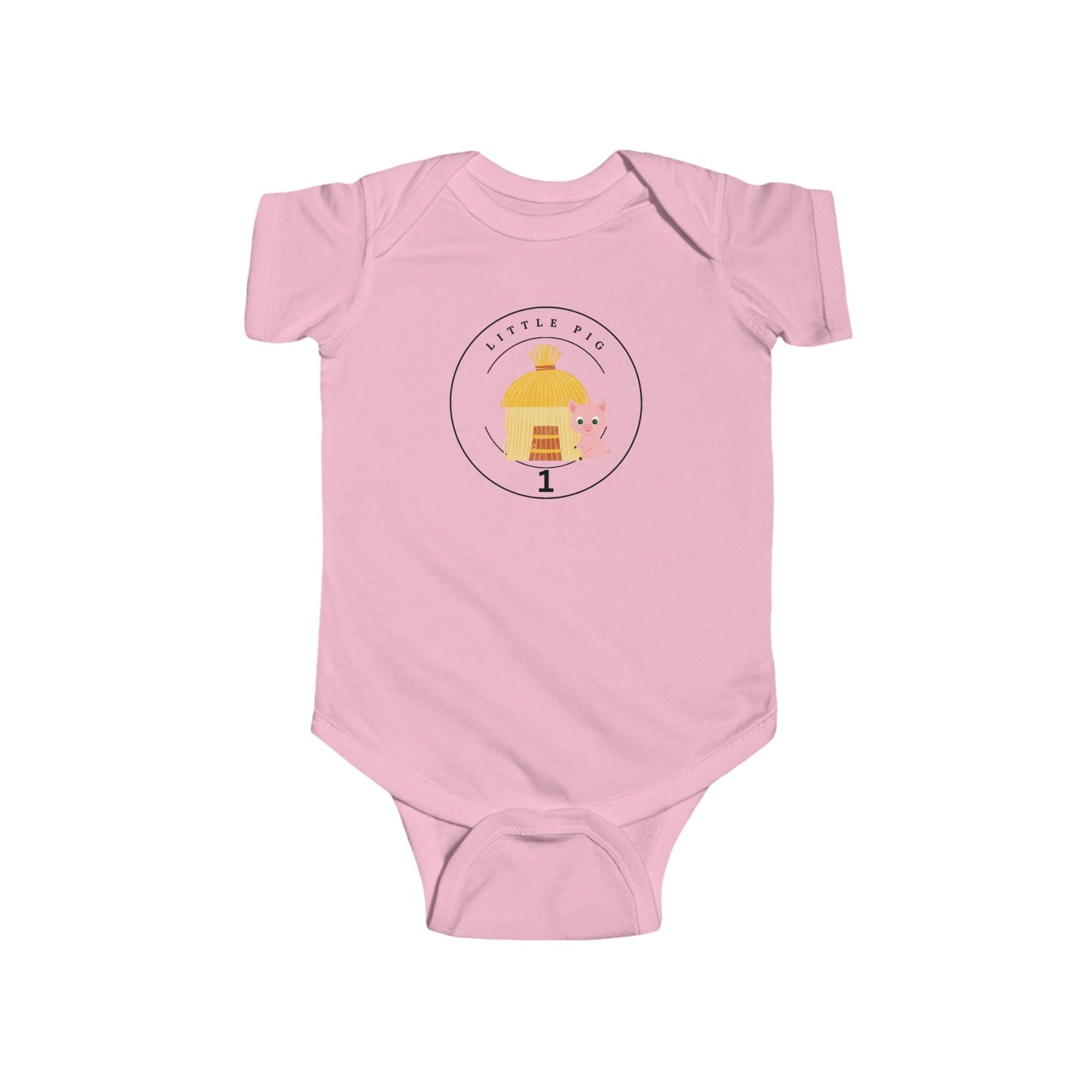 Little Pig 1 Baby Bodysuit - Perfect for Family Costume Themed Parties