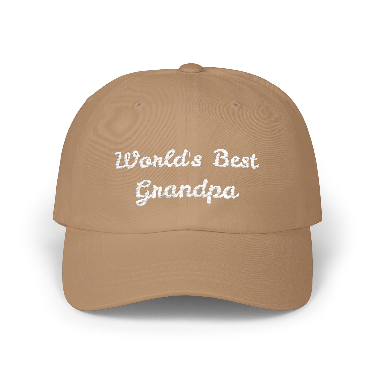 World's Best Grandpa, Cool Baseball Hat, Men’s Accessory, Casual Summer Wear, Sports Cap