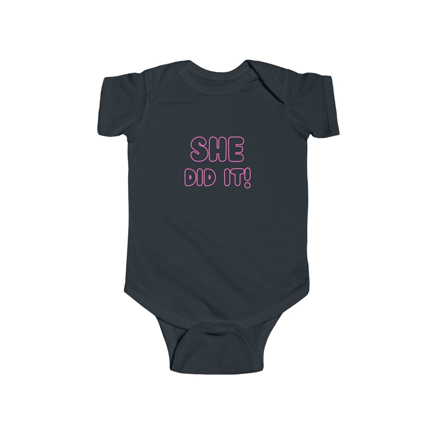 Twin Girls Set-She did it! No, She did it! (Two Bodysuits)