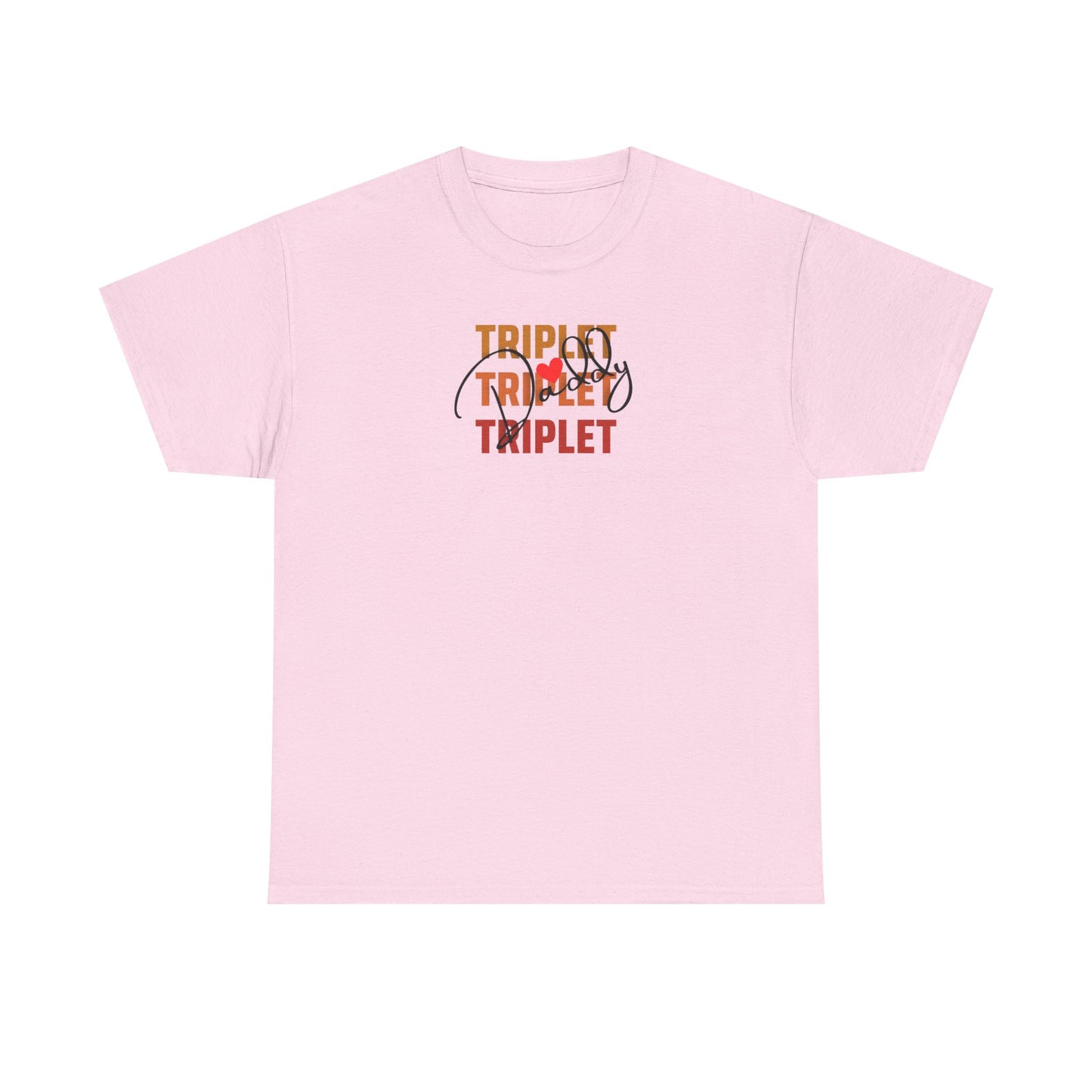 Triplet Daddy- Heavy Cotton Tee