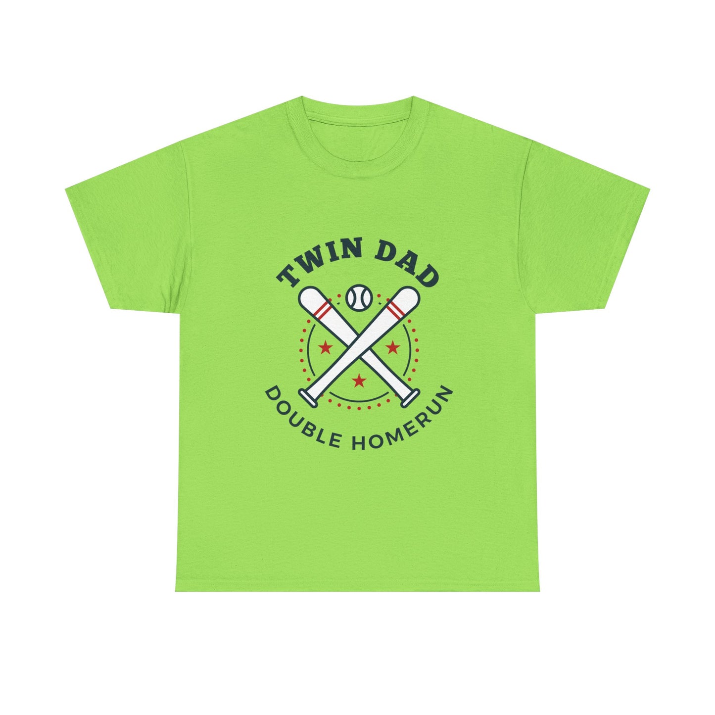 Baseball Themed Twin Dad Shirt - Perfect Gift for Sports Dads