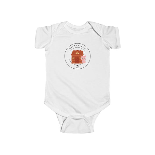 Little Pig 2 Baby Bodysuit - Matching Family Costume Party Outfits