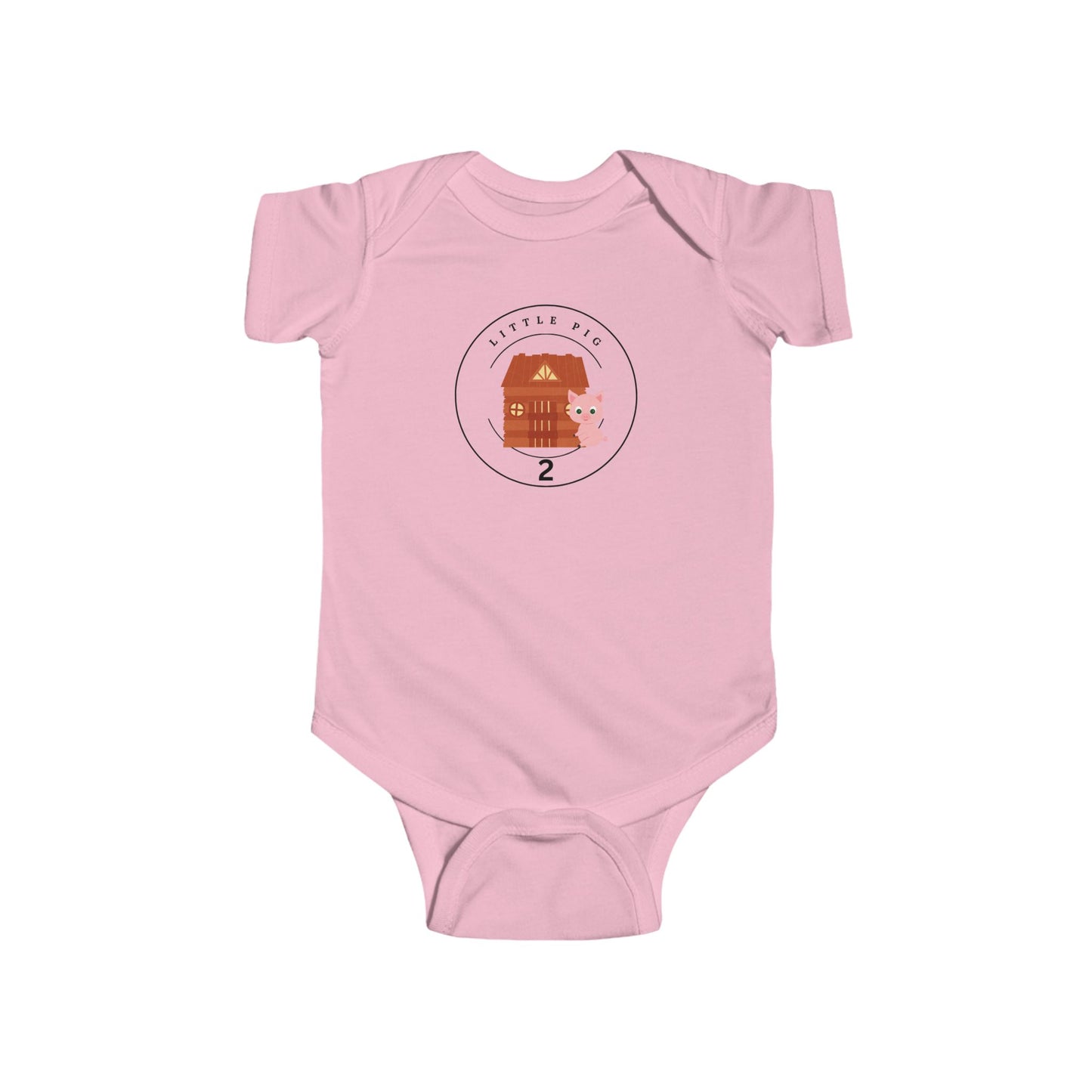 Little Pig 2 Baby Bodysuit - Matching Family Costume Party Outfits