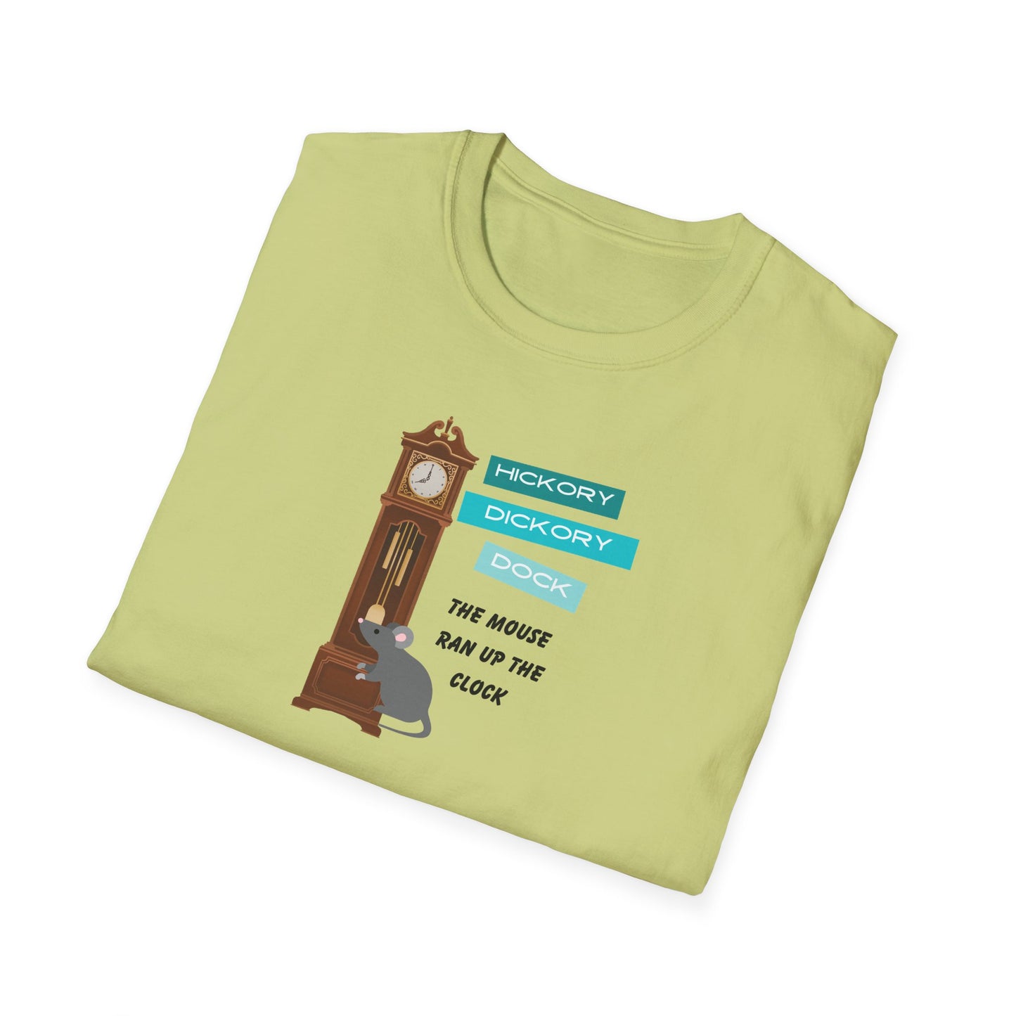 Family Matching-Nursery Rhyme Costume Set-Hickory Dickory Dock -Unisex T-Shirt for Adult