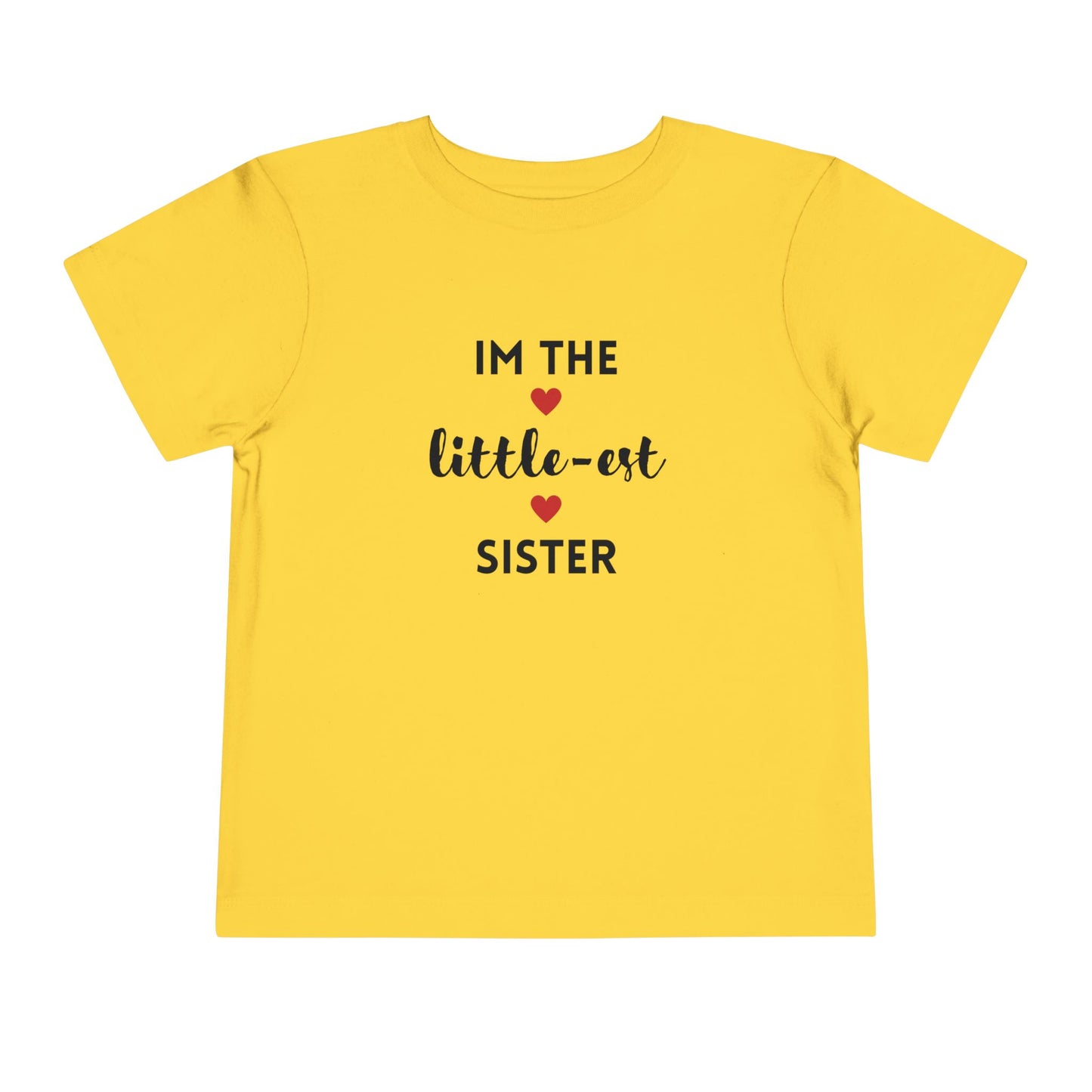I'm the Little-est Sister- Sibling T-Shirt for Family Matching