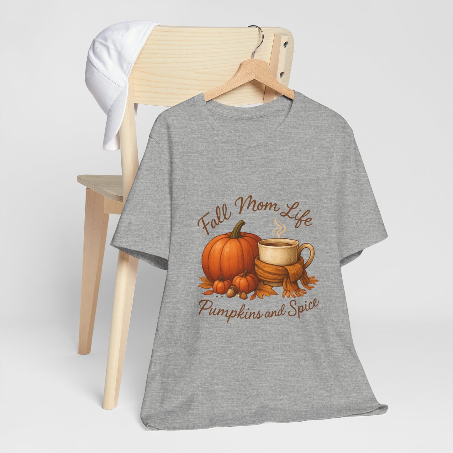 Fall Mom Life Curvy Womens Tee
