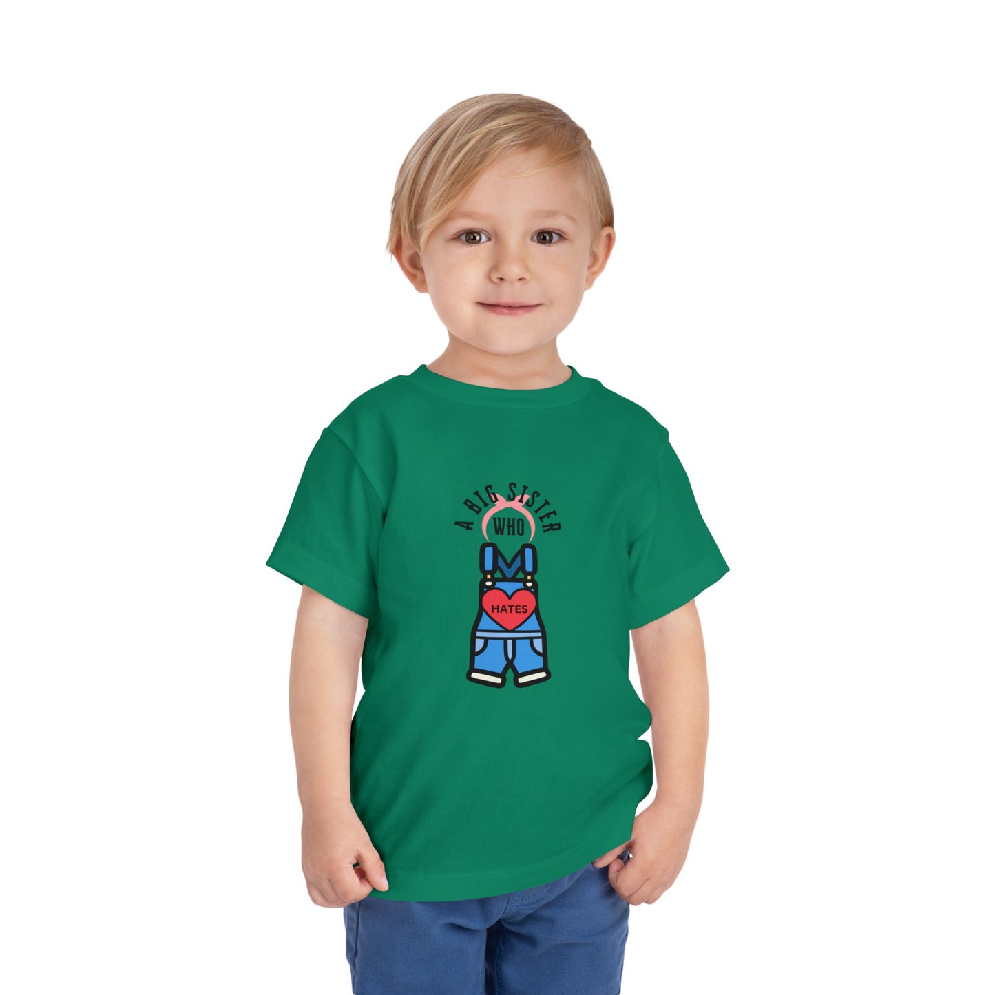 Big Sister who Hates Ms Rachel- Toddler T-Shirt (Ages 2-5)