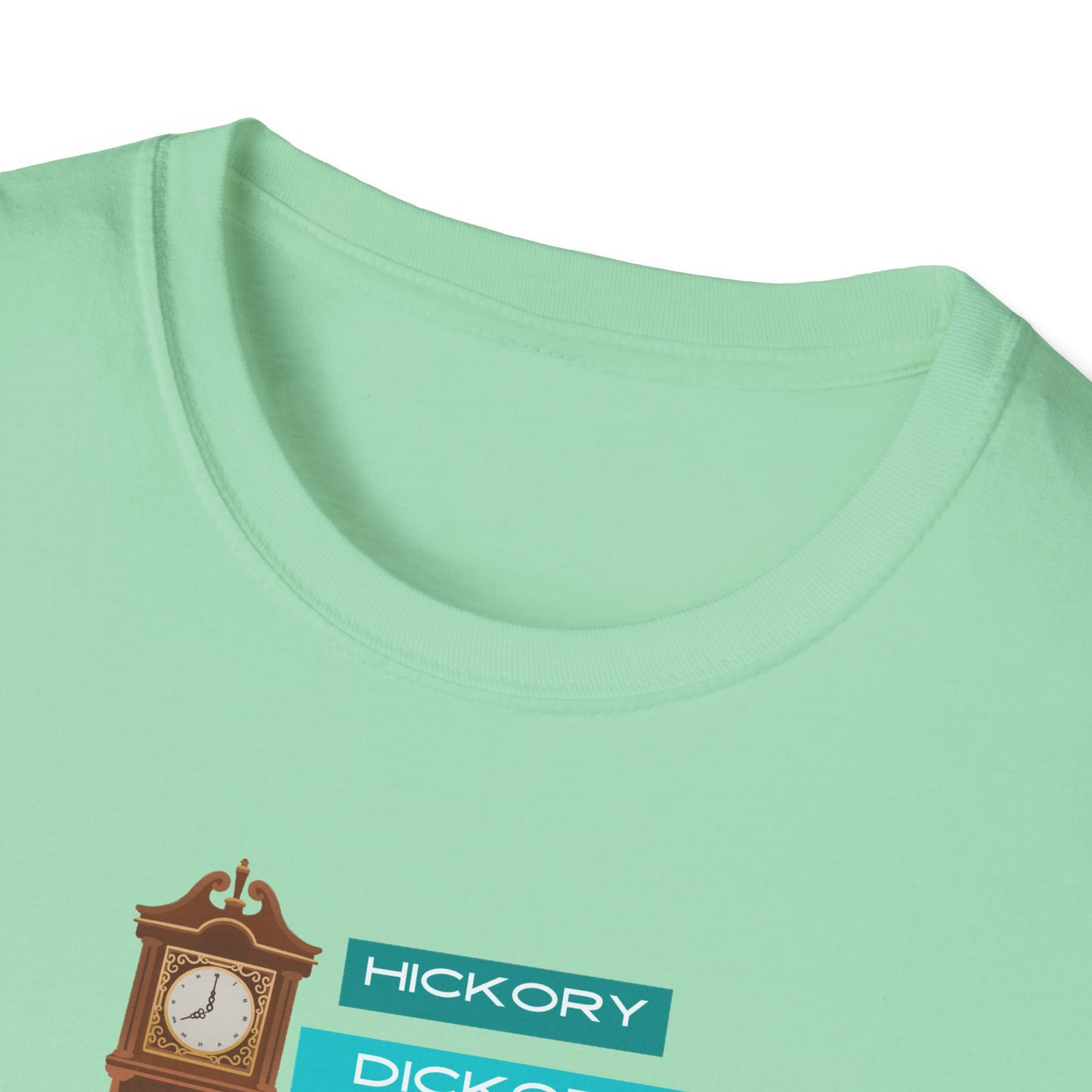 Family Matching-Nursery Rhyme Costume Set-Hickory Dickory Dock -Unisex T-Shirt for Adult