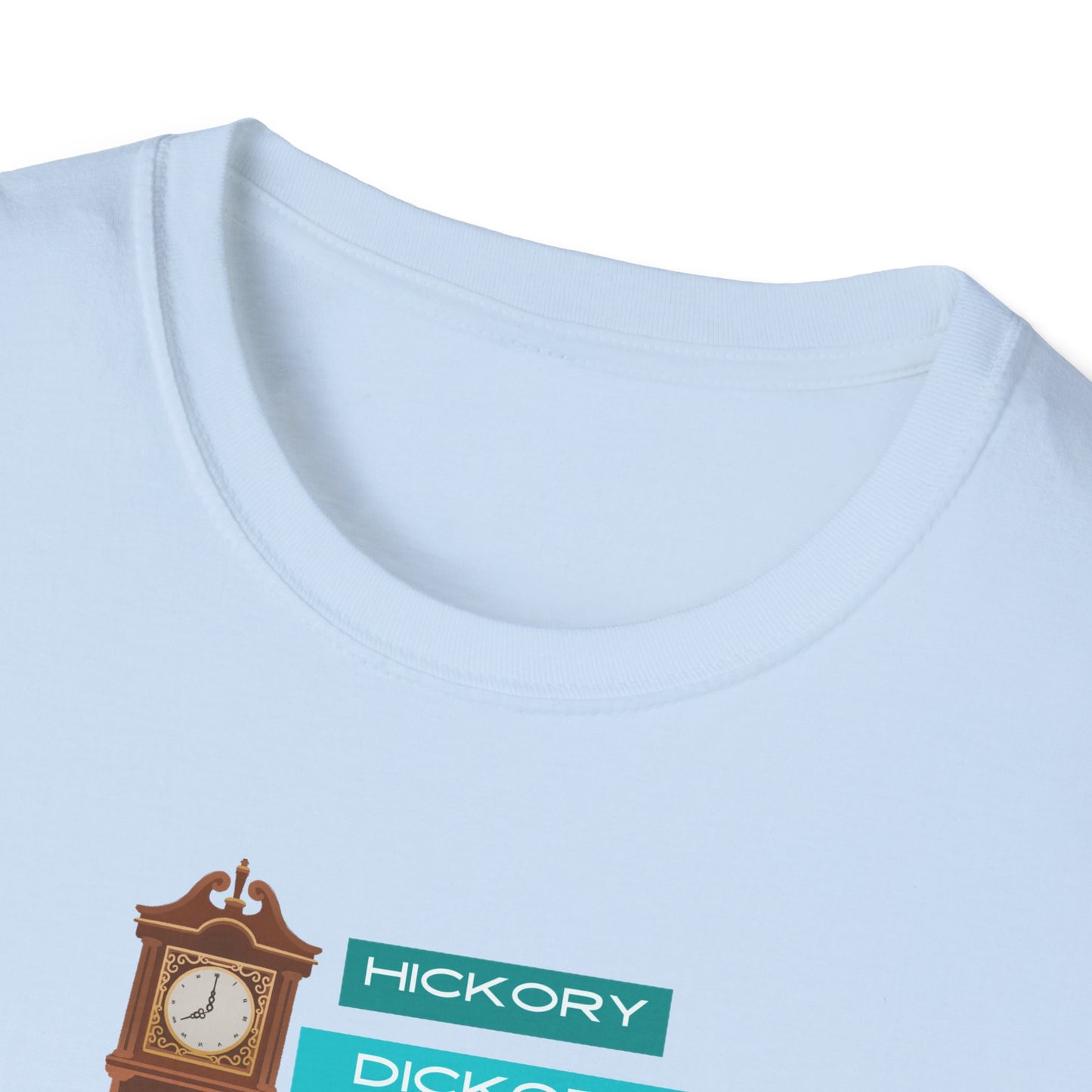 Family Matching-Nursery Rhyme Costume Set-Hickory Dickory Dock -Unisex T-Shirt for Adult