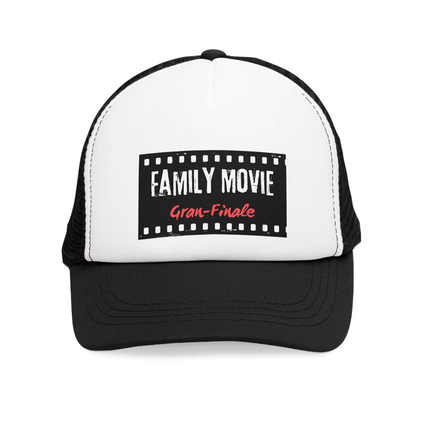Grandma Trucker Hat- "Gran Finale"- Family Movie Night Mesh Cap