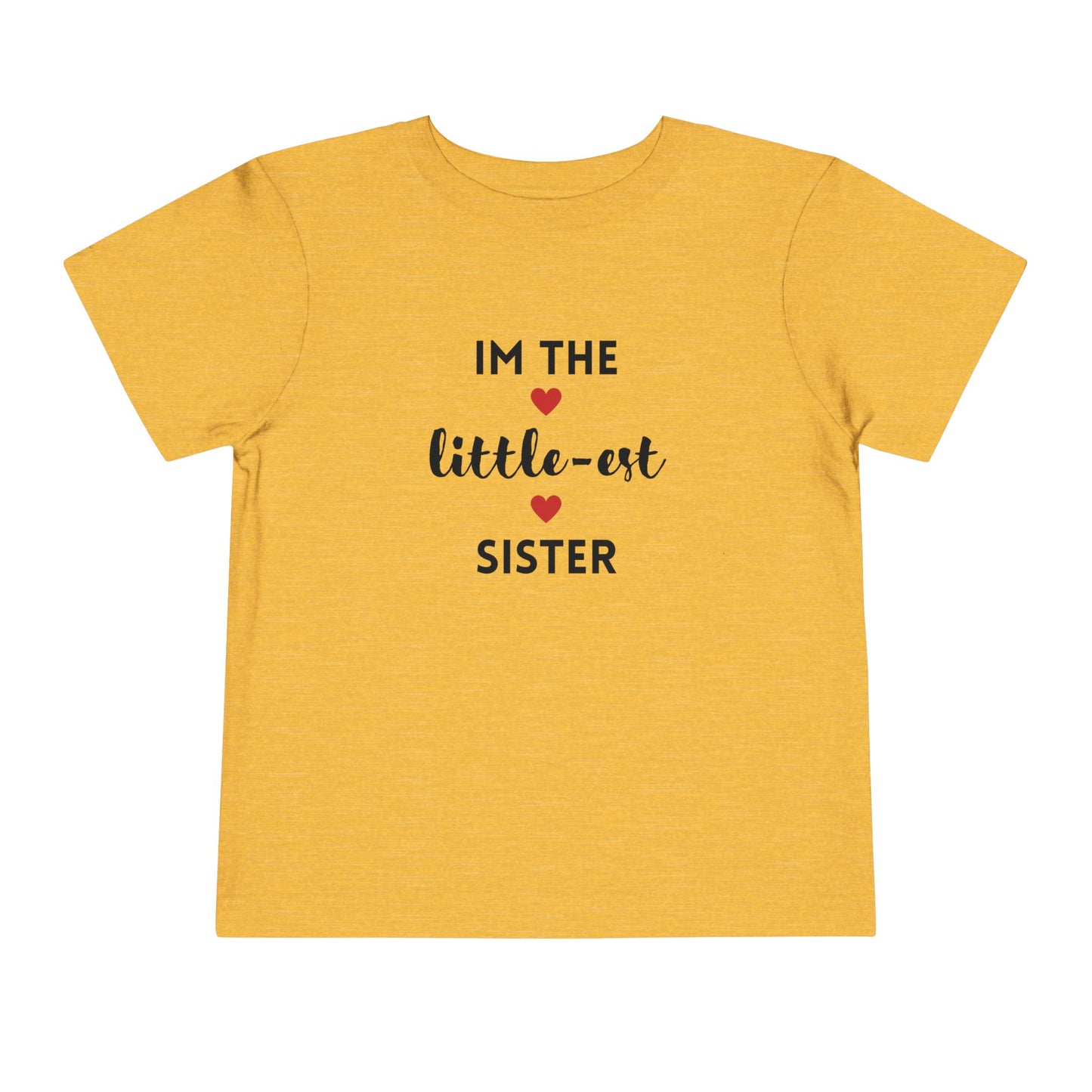 I'm the Little-est Sister- Sibling T-Shirt for Family Matching