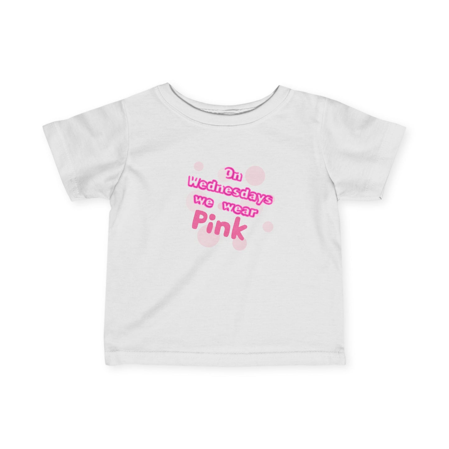 Mean Girls Inspired Infant Tee, Baby Pink T-Shirt, Cute Toddler Clothing, Mom and daughter matching