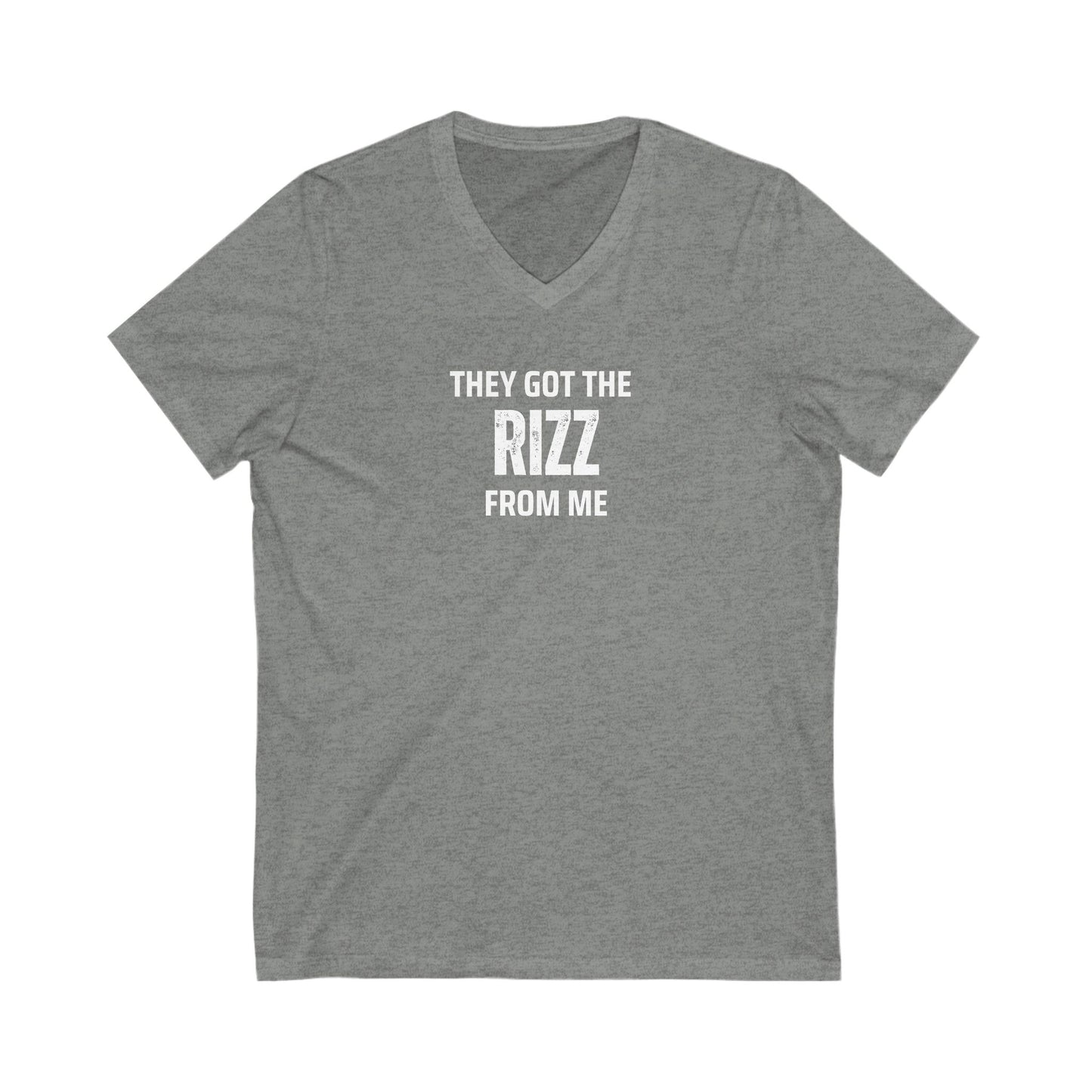 They got the Rizz from me- Unisex V-Neck Adult T-Shirt, Gift for Friends, Birthday, Joke Tee