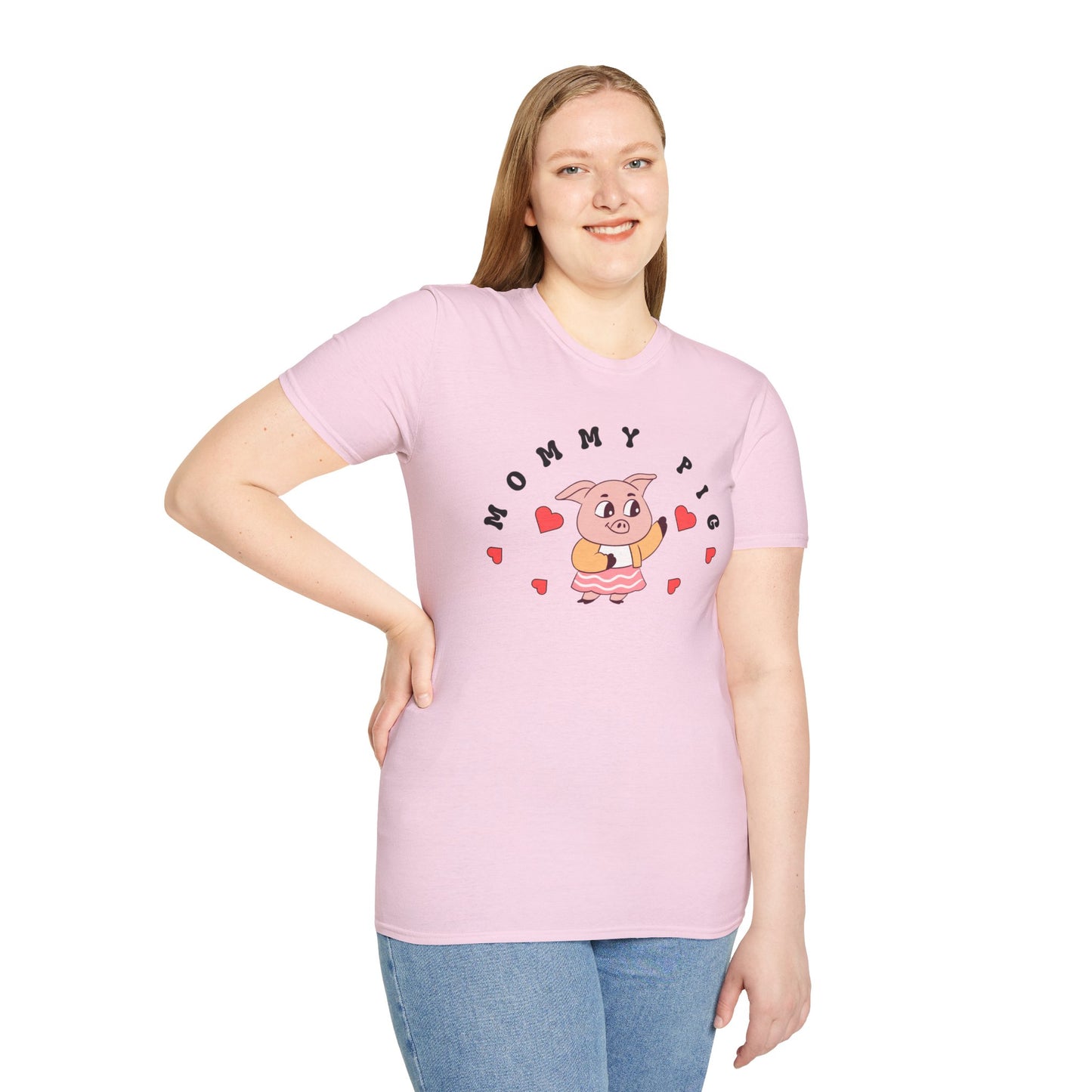 Family Matching- Three Little Pigs- Mommy Pig T-Shirt - for Moms Sizes XS-4XL
