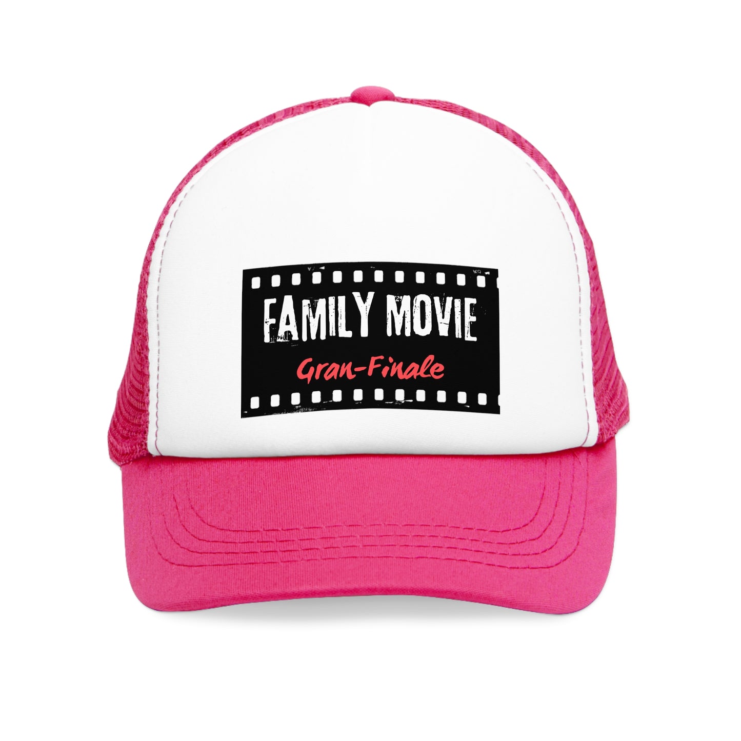 Grandma Trucker Hat- "Gran Finale"- Family Movie Night Mesh Cap