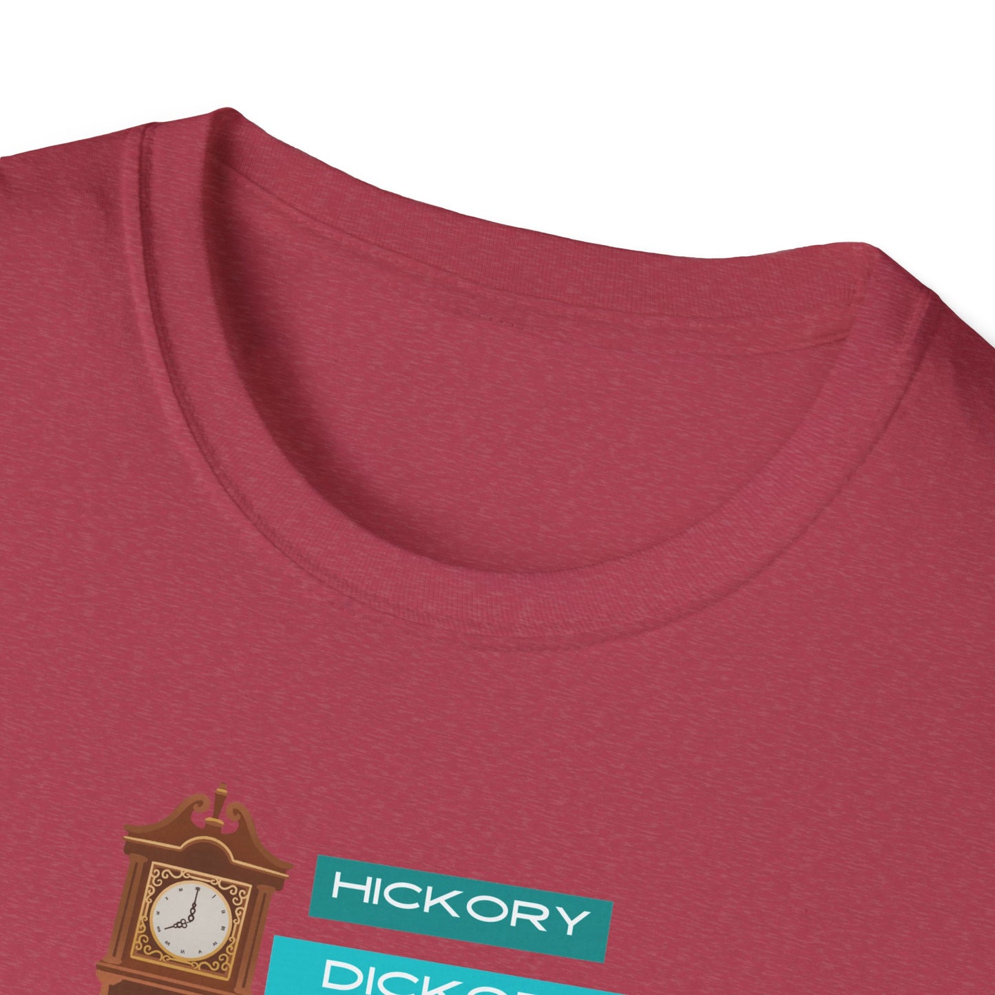 Family Matching-Nursery Rhyme Costume Set-Hickory Dickory Dock -Unisex T-Shirt for Adult