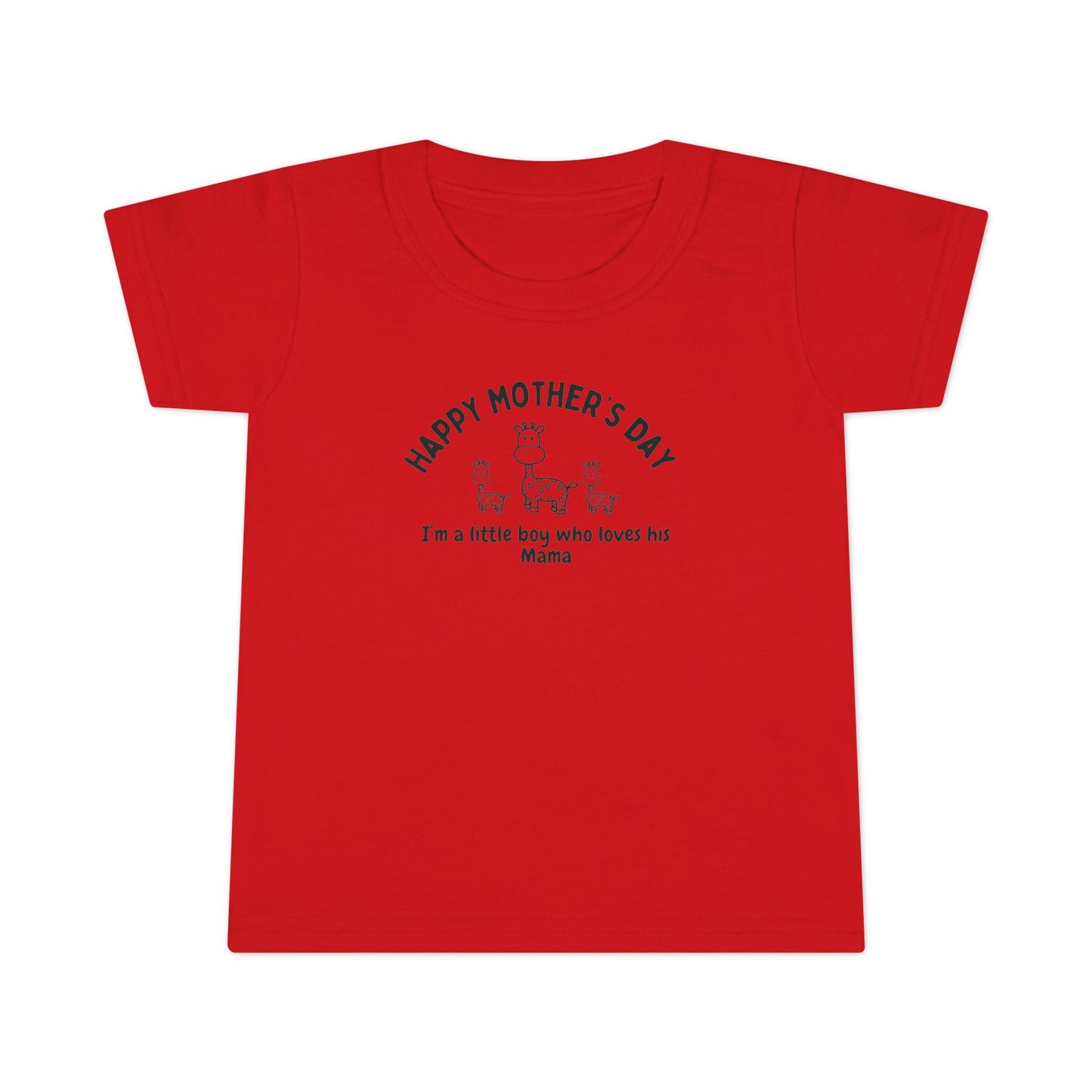"Happy Mother's Day- I'm a Little Boy Who Loves His Mama" T-Shirt Ages 2-6 Years