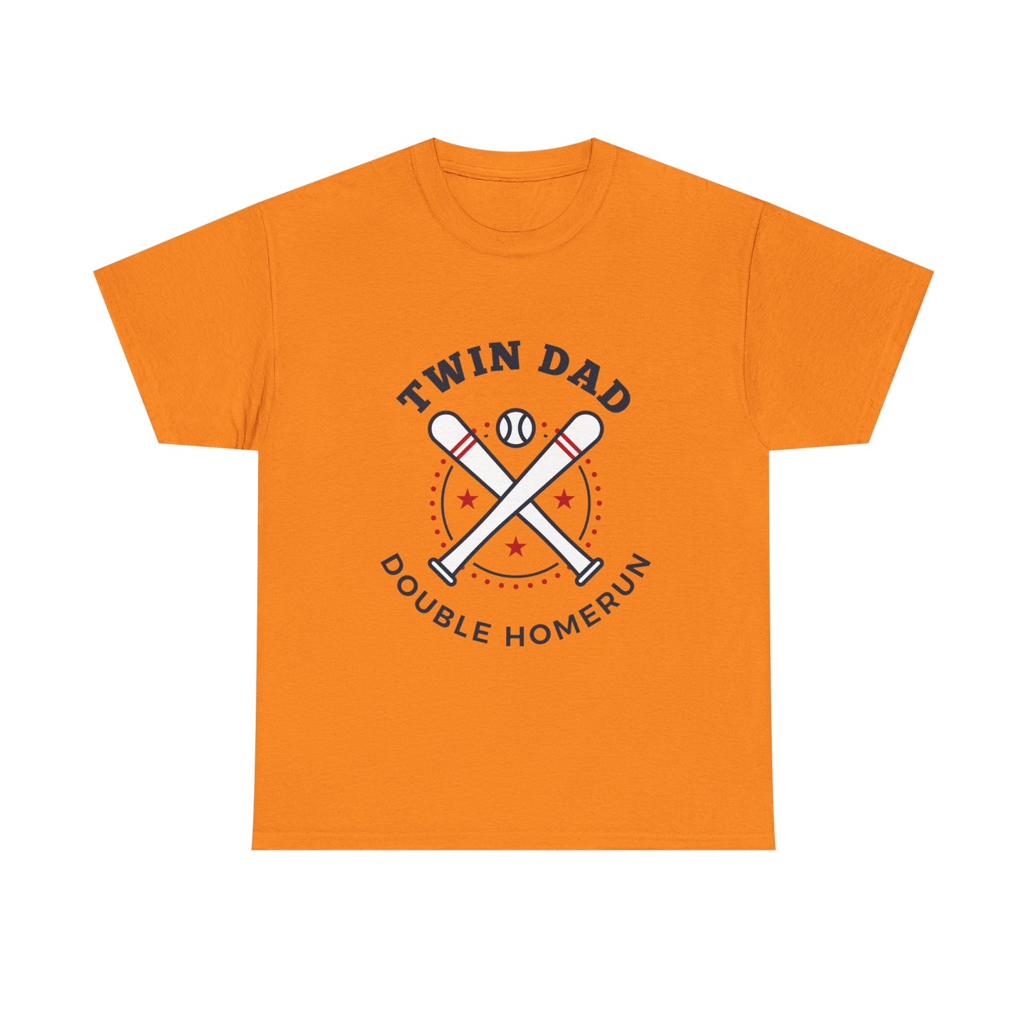 Baseball Themed Twin Dad Shirt - Perfect Gift for Sports Dads