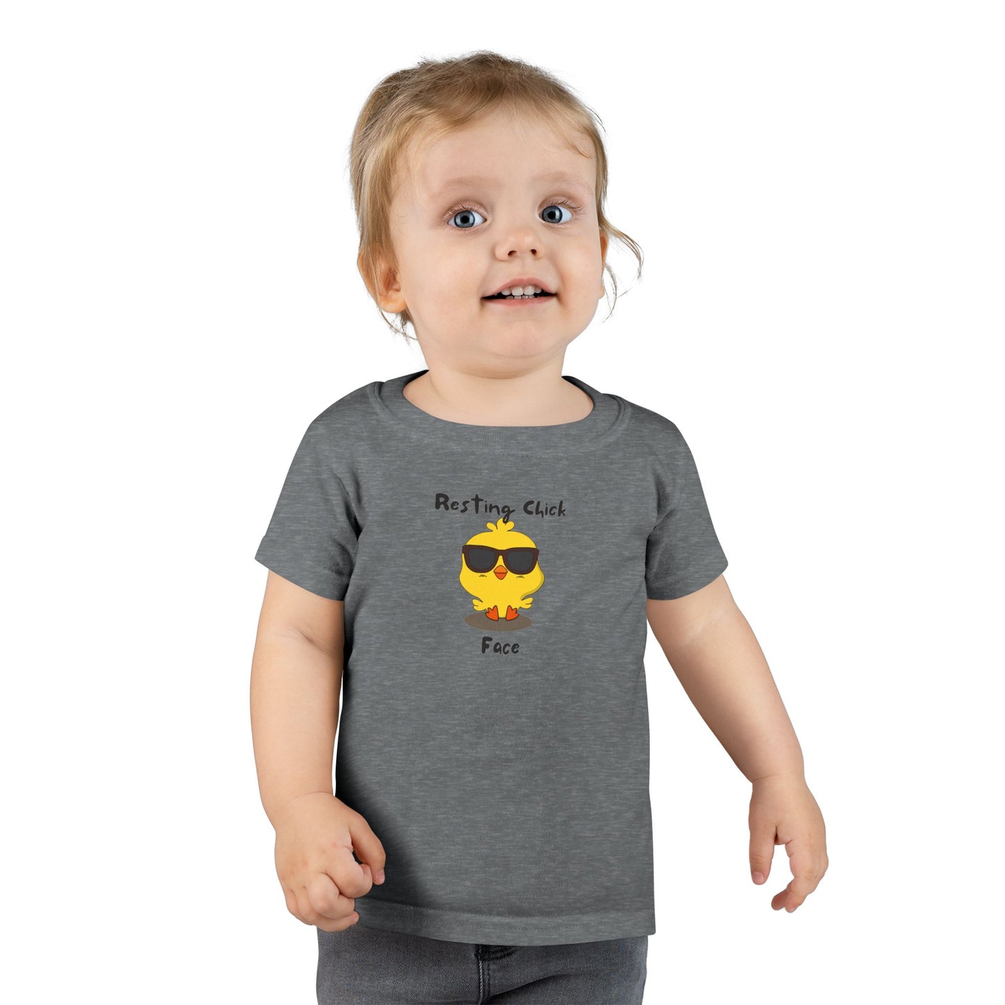 Resting Chick Face- Kids T-Shirt (Age 2-6 Years)