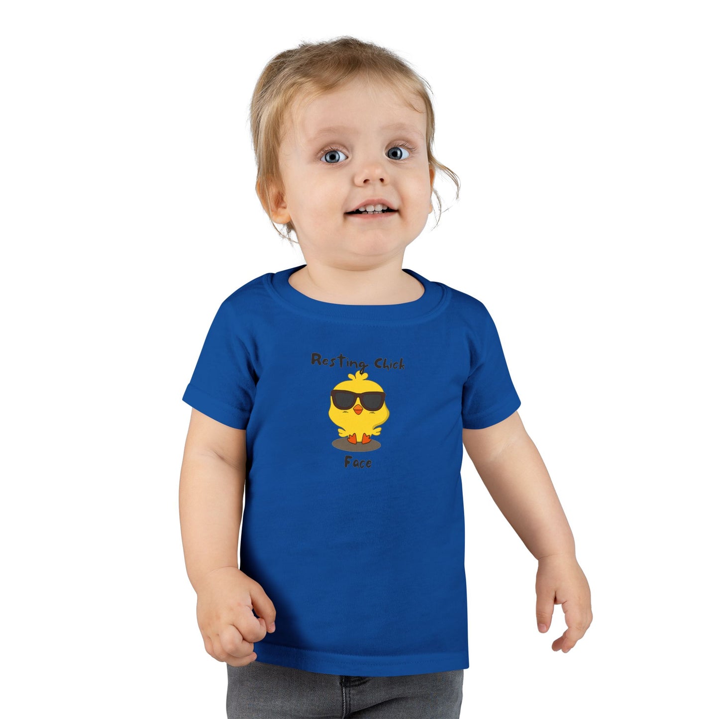 Resting Chick Face- Kids T-Shirt (Age 2-6 Years)