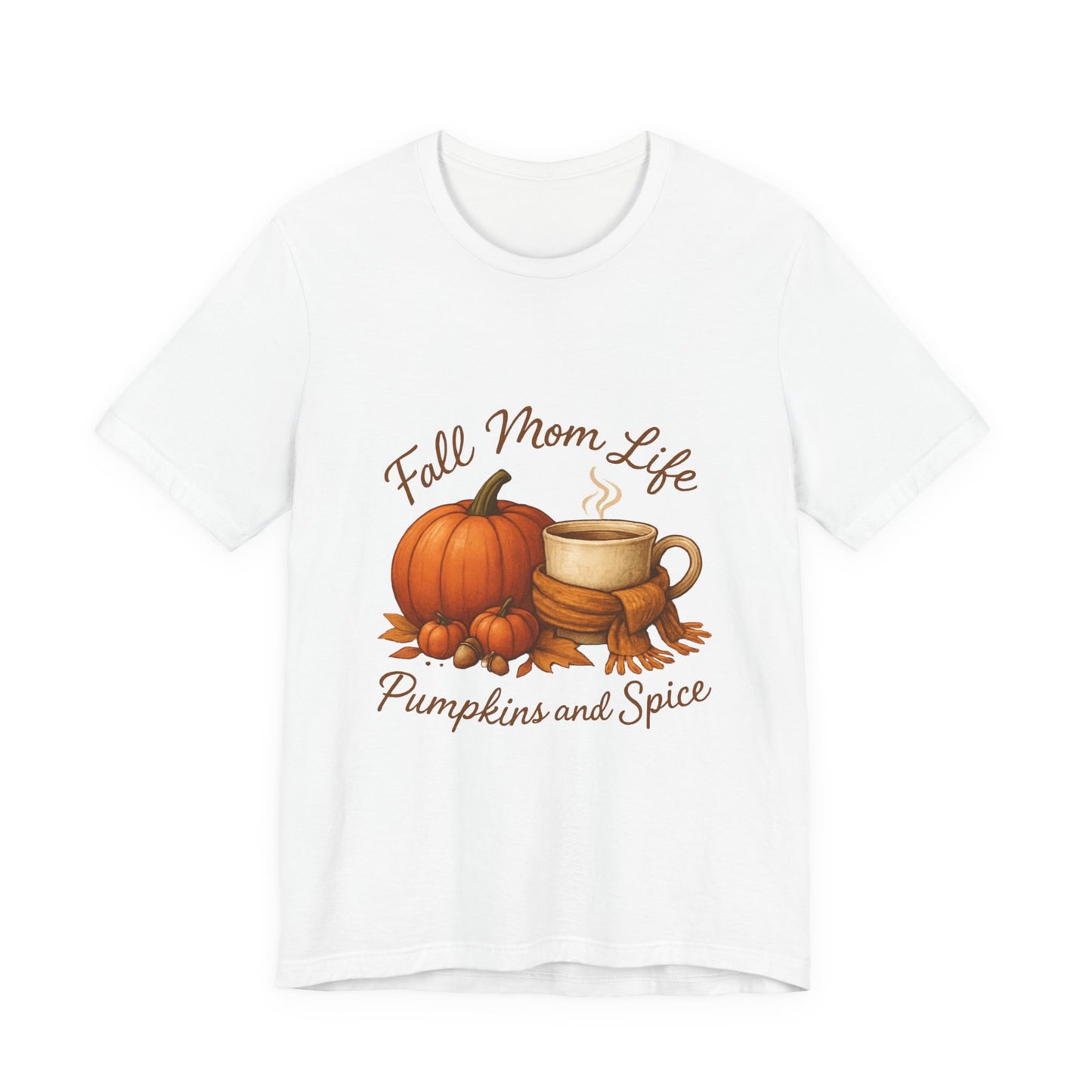 Fall Mom Life Curvy Womens Tee