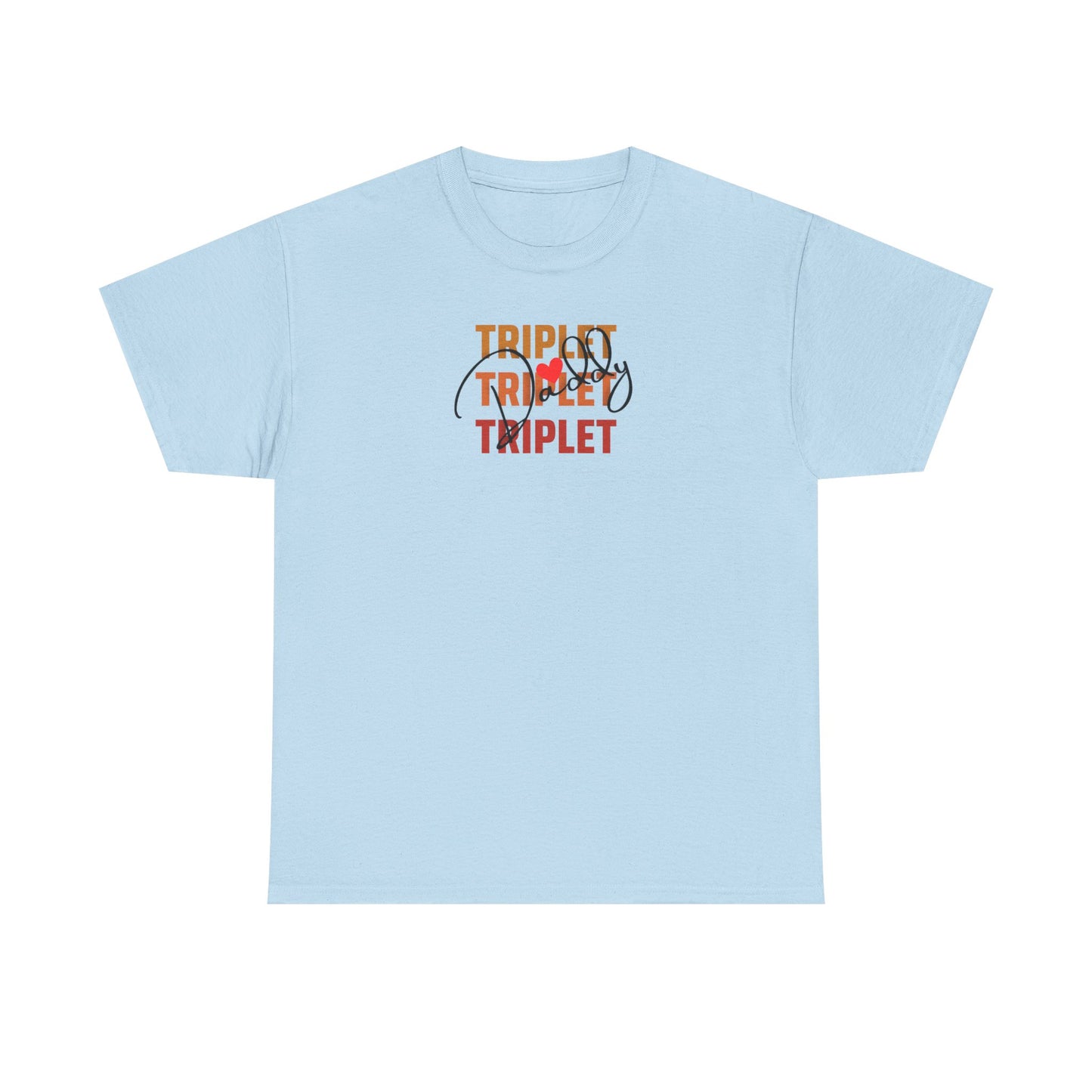 Triplet Daddy- Heavy Cotton Tee