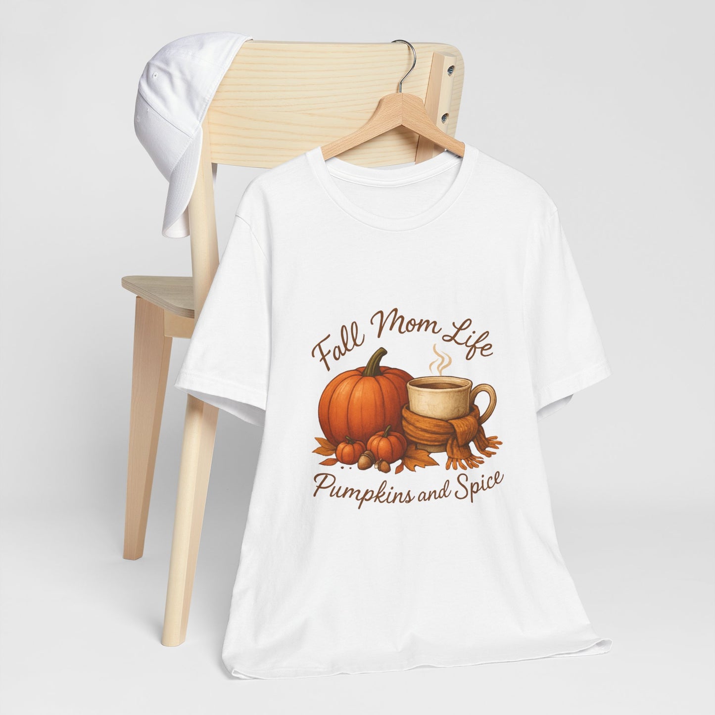 Fall Mom Life Curvy Womens Tee