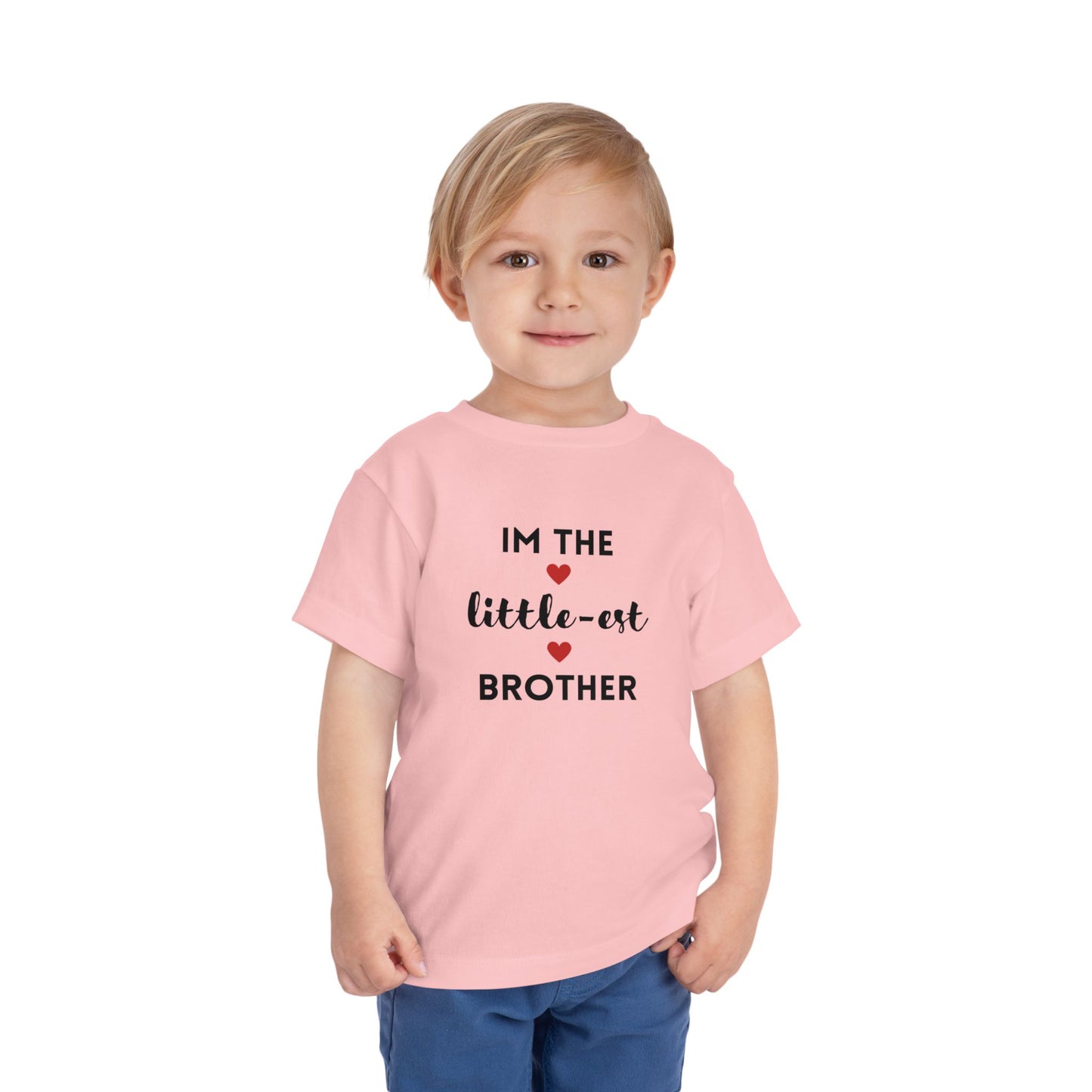 I'm the Little-est Brother- Sibling T-Shirt for Family Matching