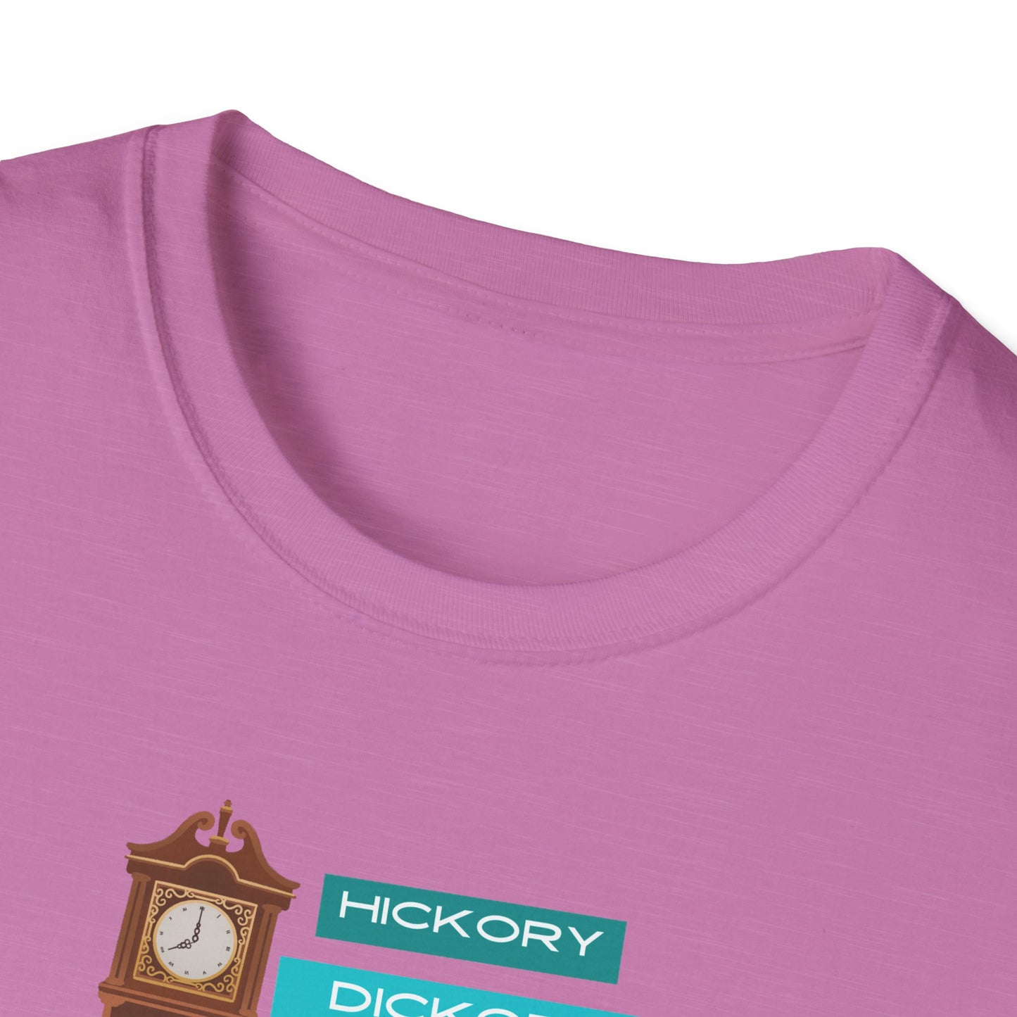 Family Matching-Nursery Rhyme Costume Set-Hickory Dickory Dock -Unisex T-Shirt for Adult